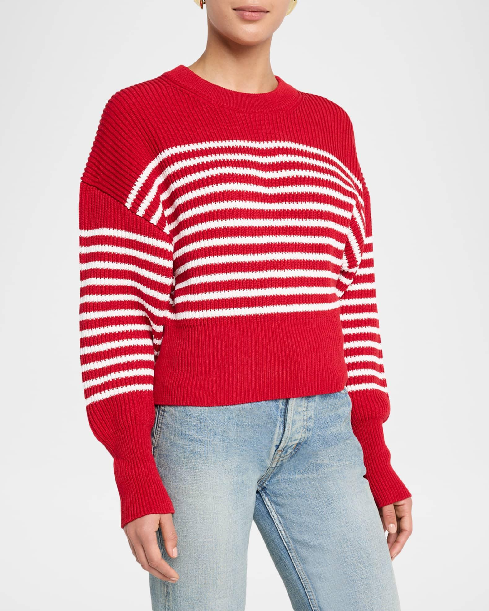 Tanessa Stripe Crewneck Sweater Product Image