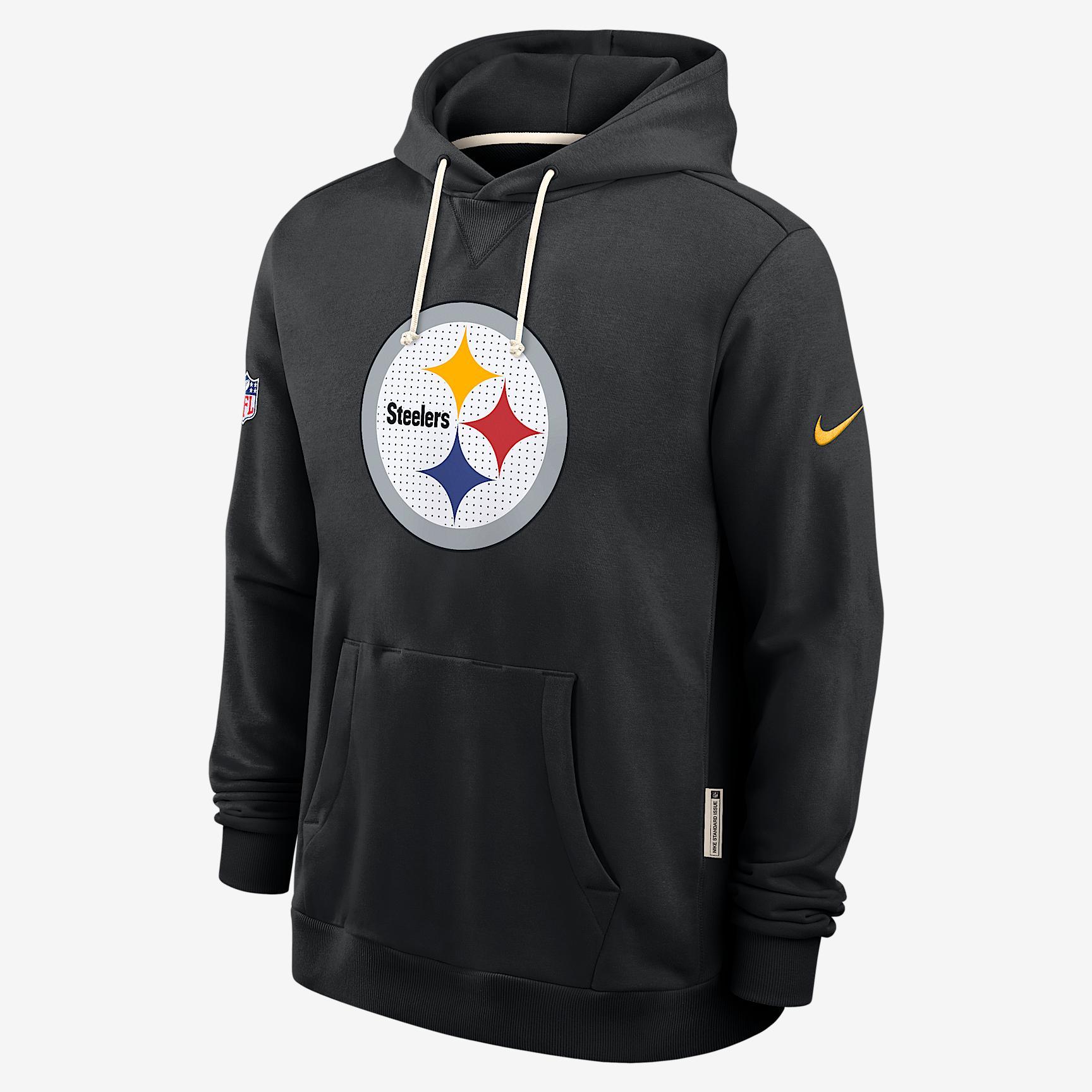 Pittsburgh Steelers Initial Home Sideline Nike Mens Dri-FIT NFL Pullover Hoodie | 03AZ06F7L-A0M Product Image