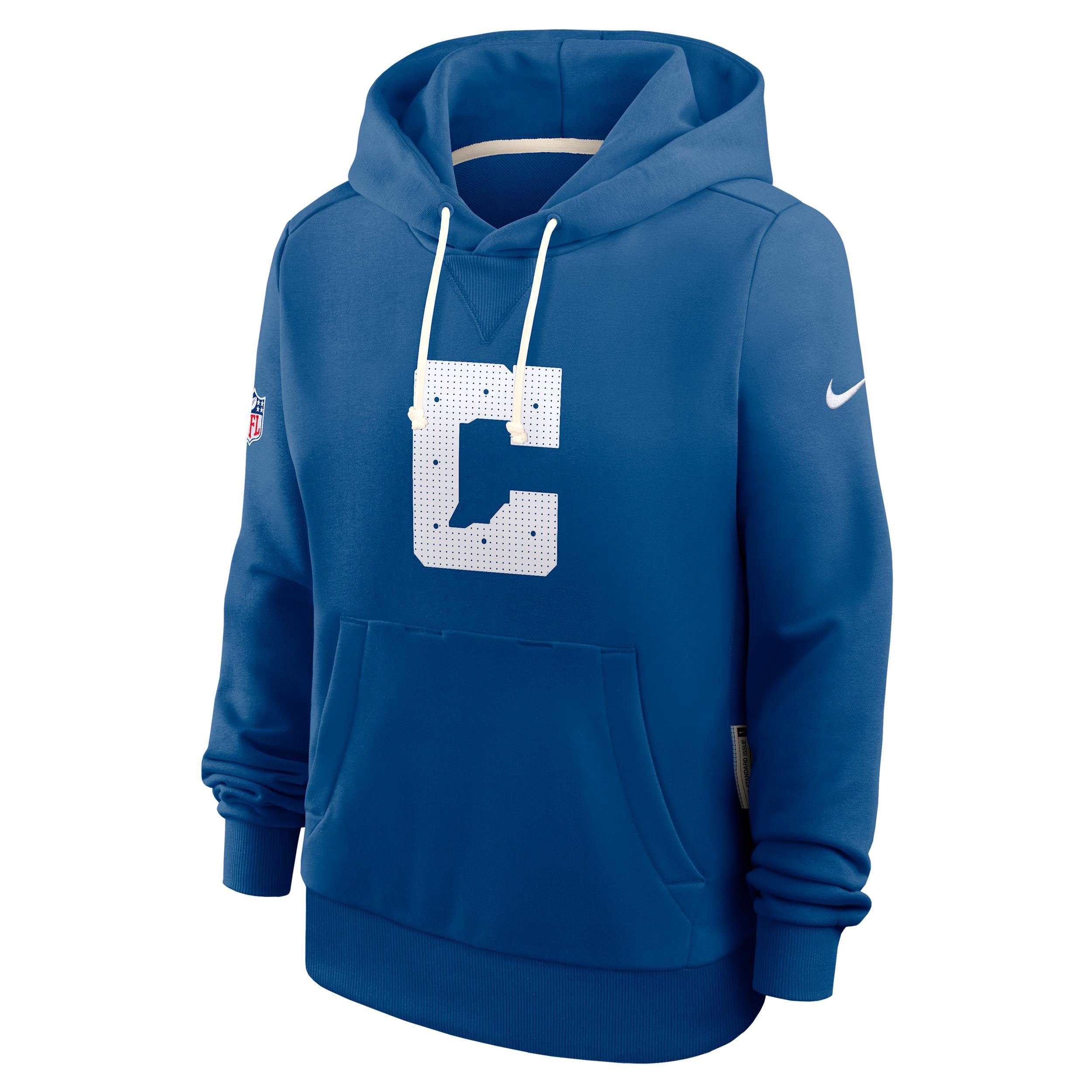 Indianapolis Colts Sideline Nike Womens Dri-FIT NFL Pullover Hoodie | 03C34LB98-A0M Product Image
