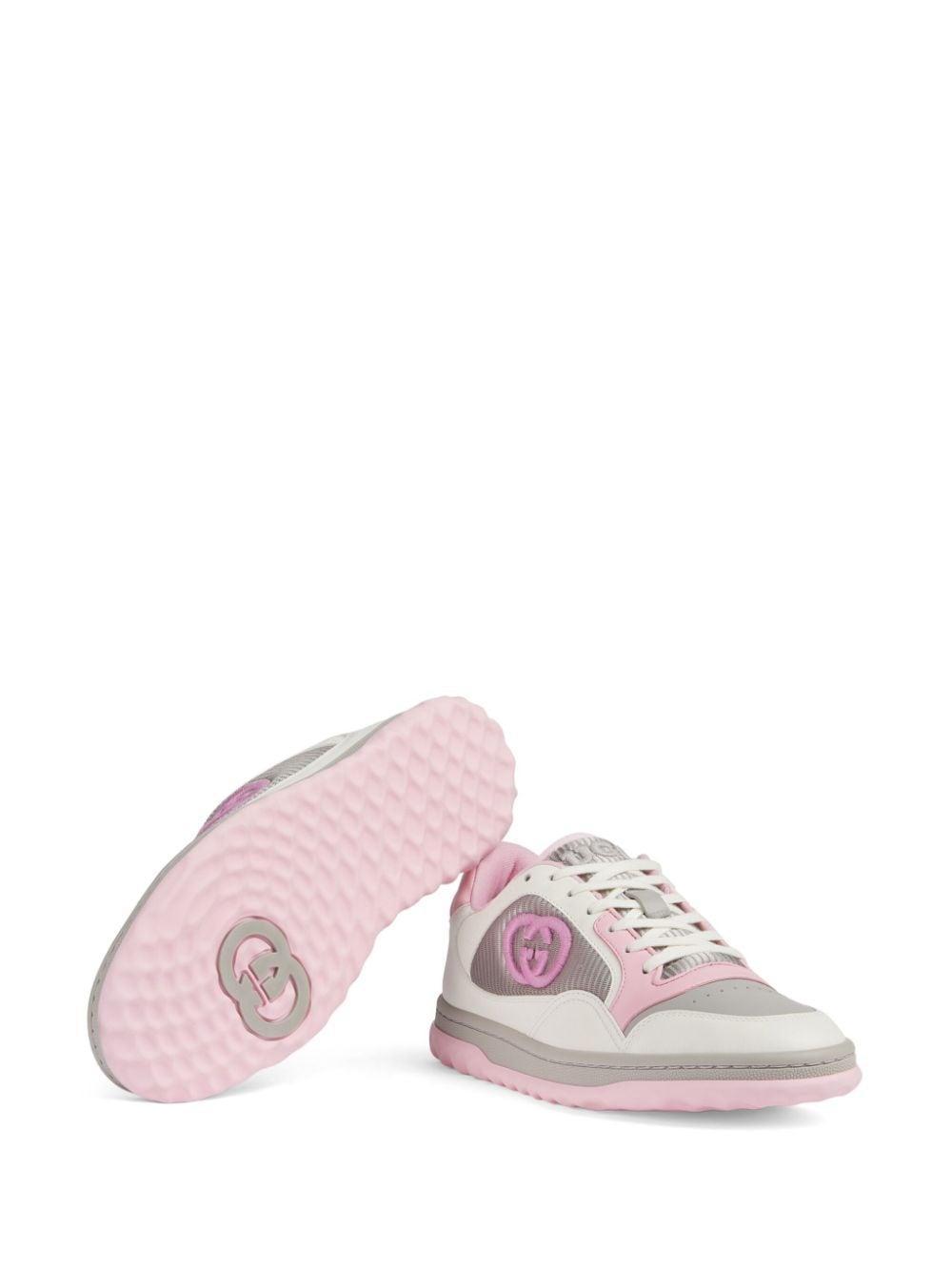 GUCCI Mac80 Leather Sneakers In Pink Product Image