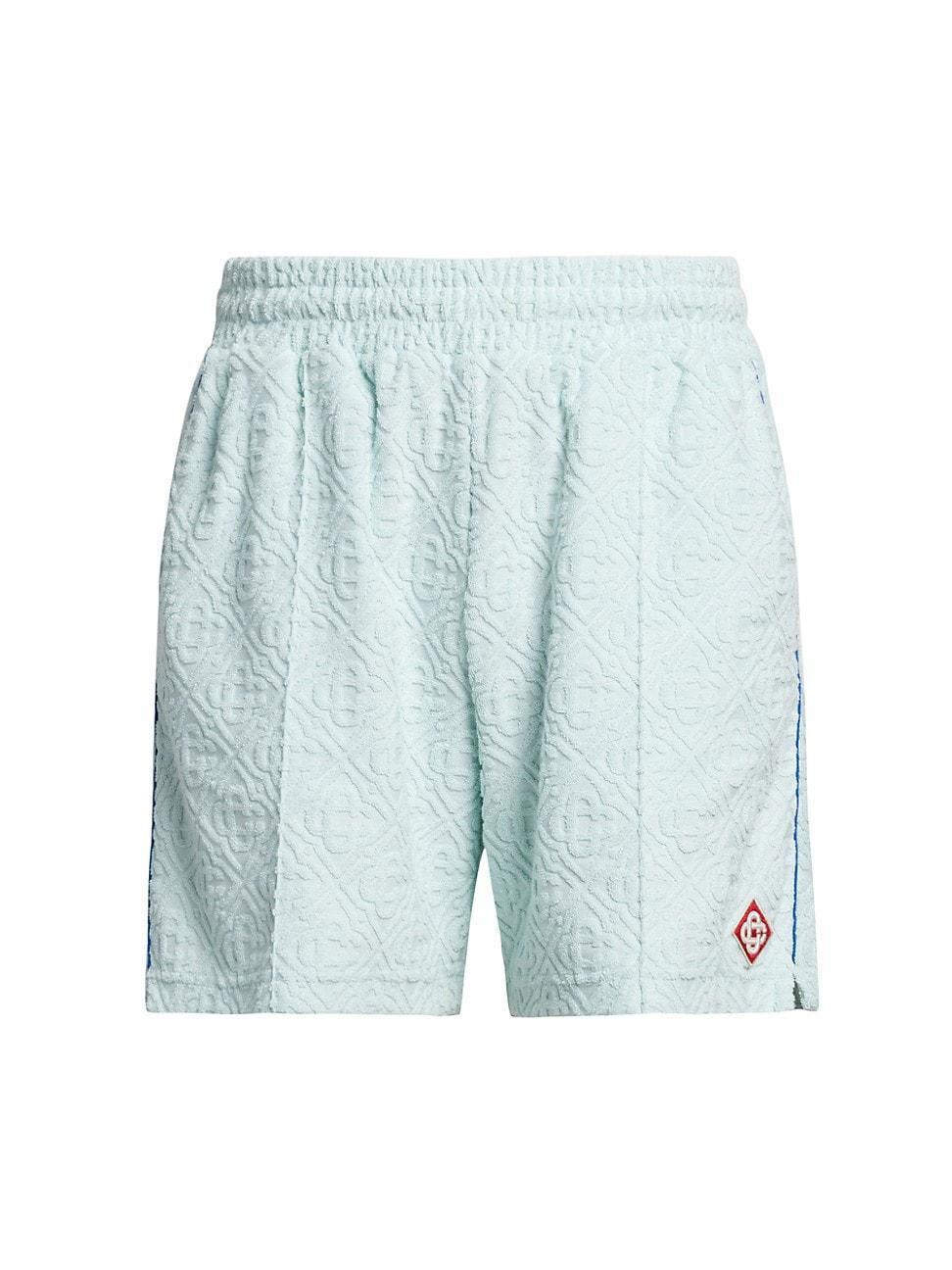 Mens Jacquard Logo Terry Shorts Product Image