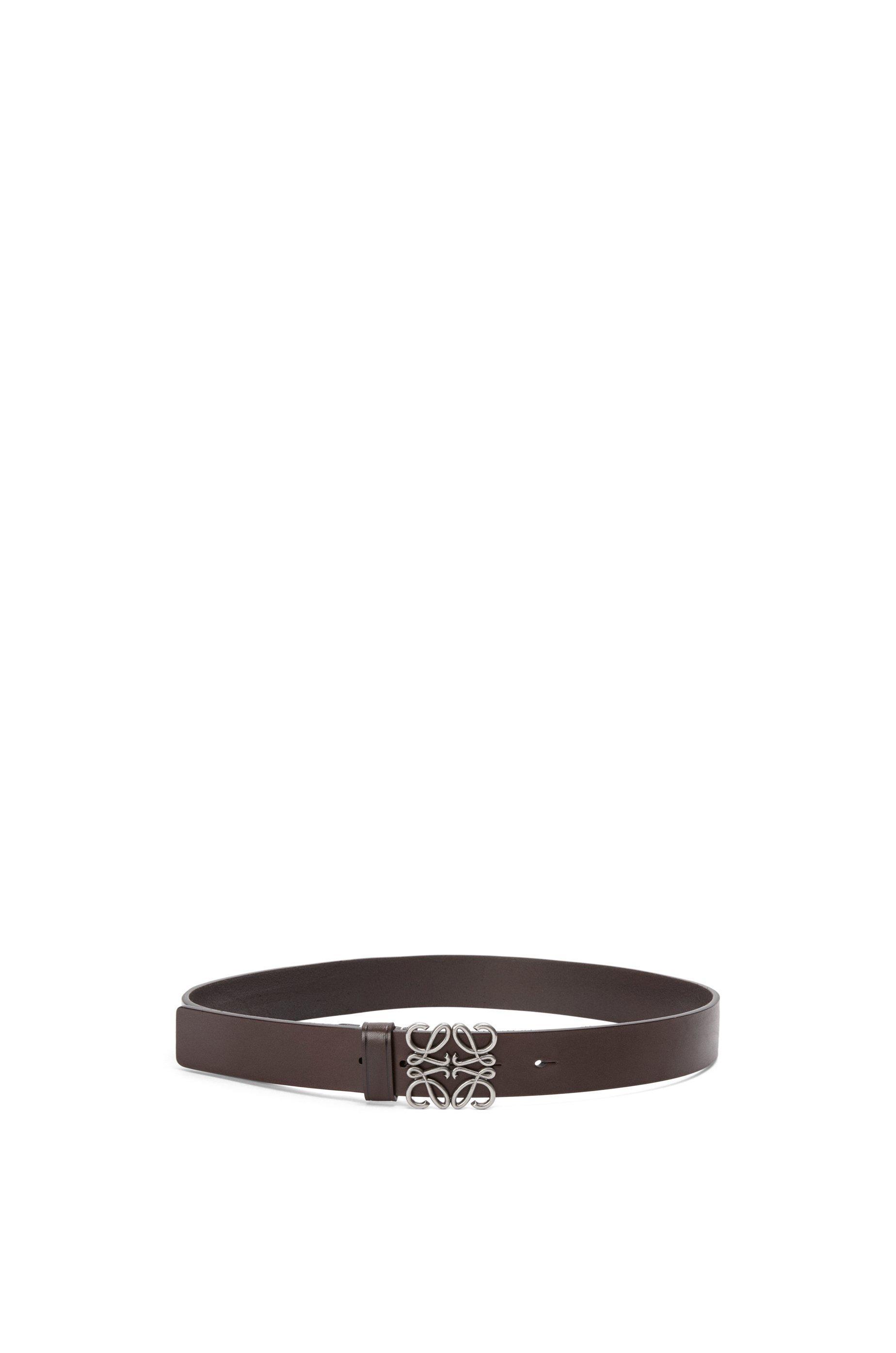 Chunky Anagram belt in calfskin Product Image