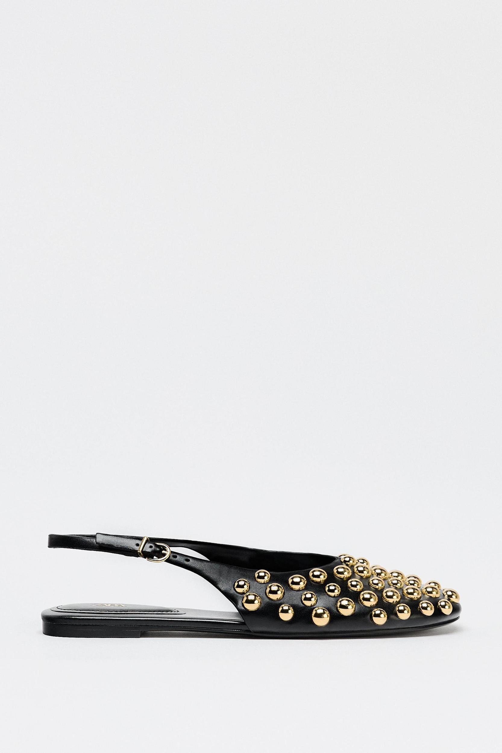 FLAT STUDDED SLINGBACK MULES Product Image