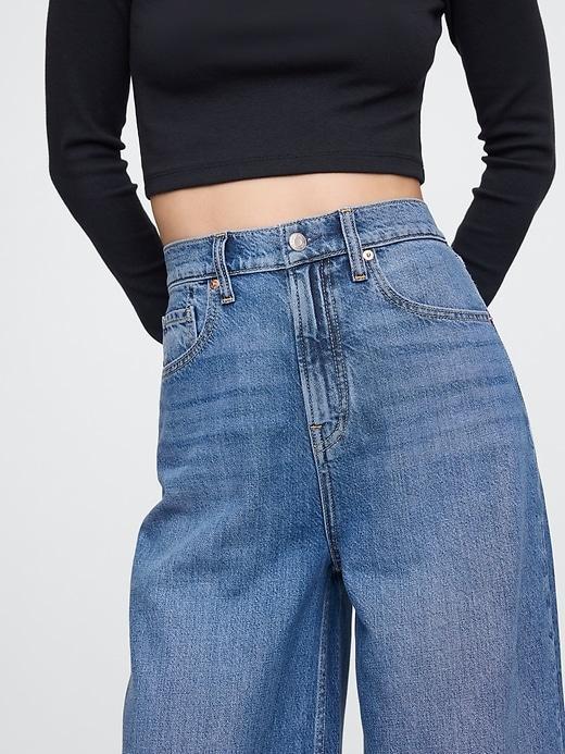 Sky High Rise UltraSoft Baggy Jeans Product Image