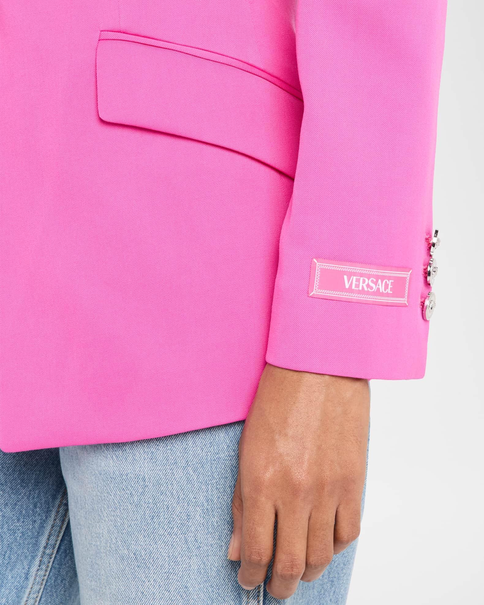 Wool Gabardine Single-Breasted Informal Jacket Product Image