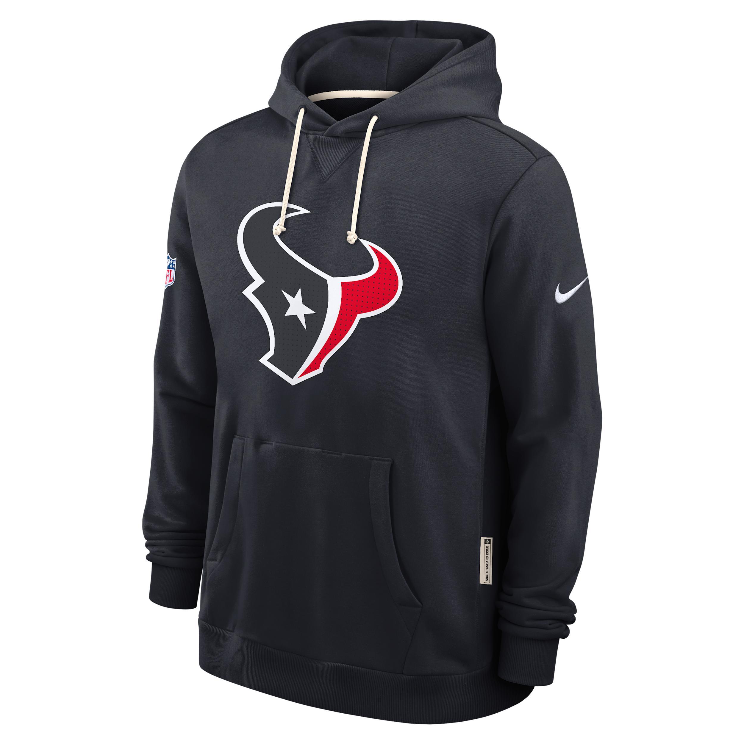 Houston Texans Initial Home Sideline Nike Mens Dri-FIT NFL Pullover Hoodie | 03AZ4FA9H-A0M Product Image
