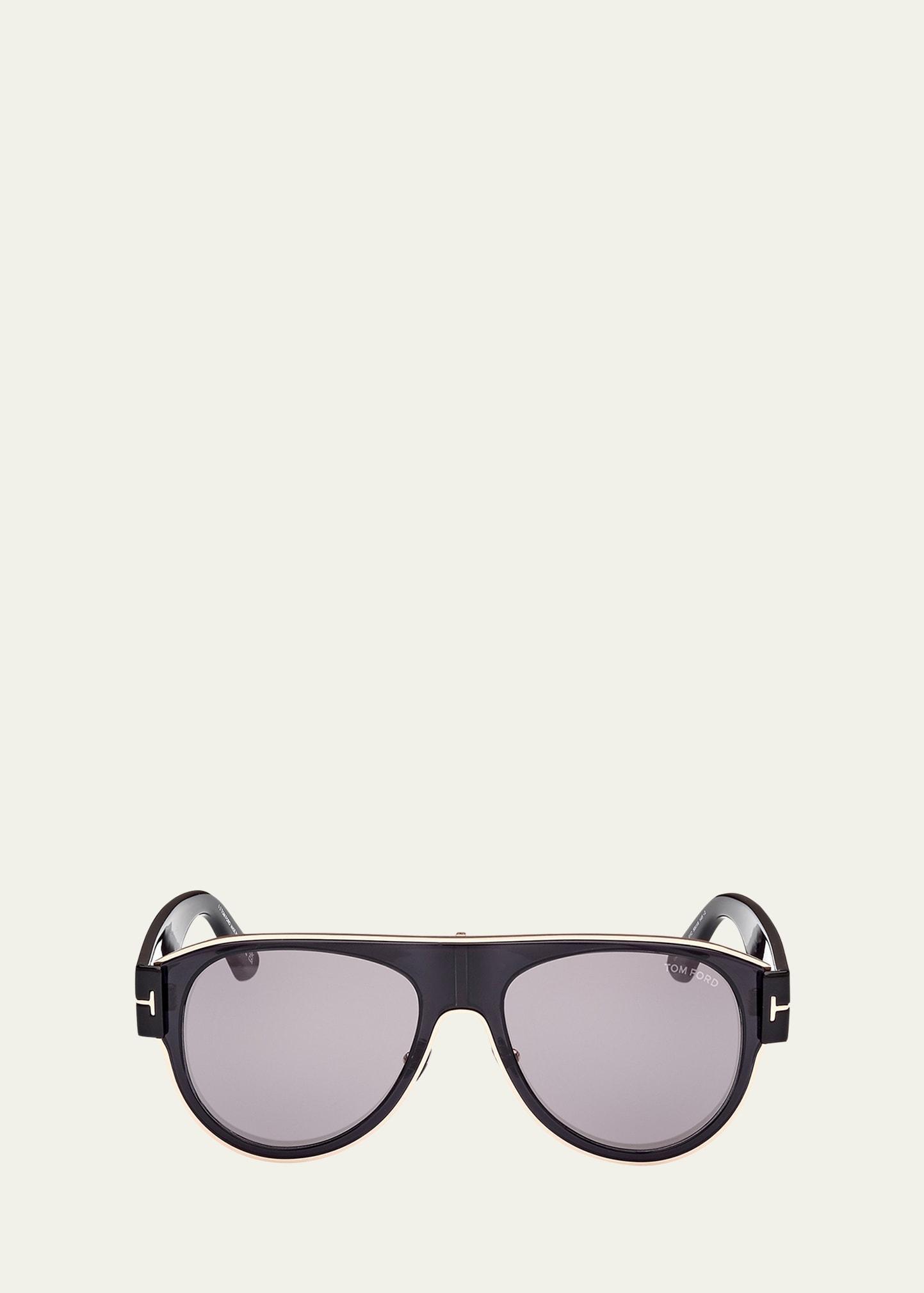 Mens Lyle Acetate Aviator Sunglasses Product Image