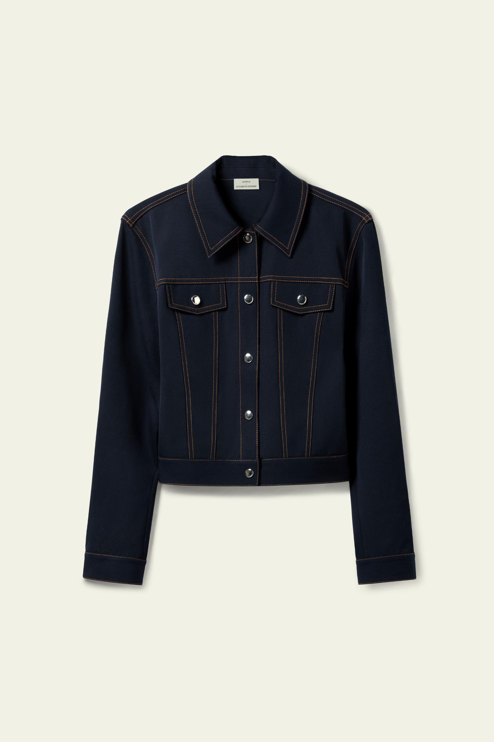 LSxES Denim-Inspired Wool Jacket Product Image