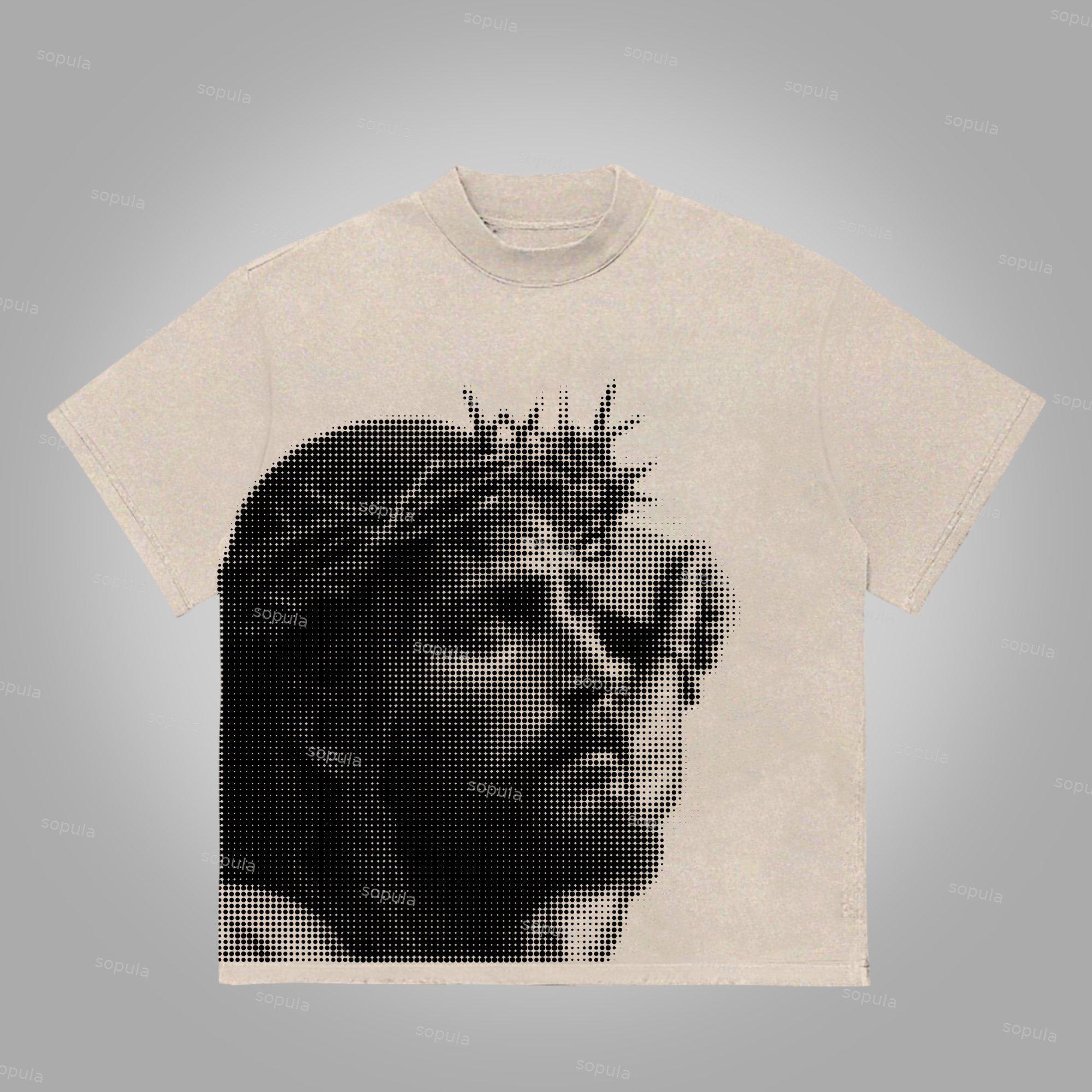 Sopula Jesus Outlet Printing Graphics Cotton T-Shirt Product Image