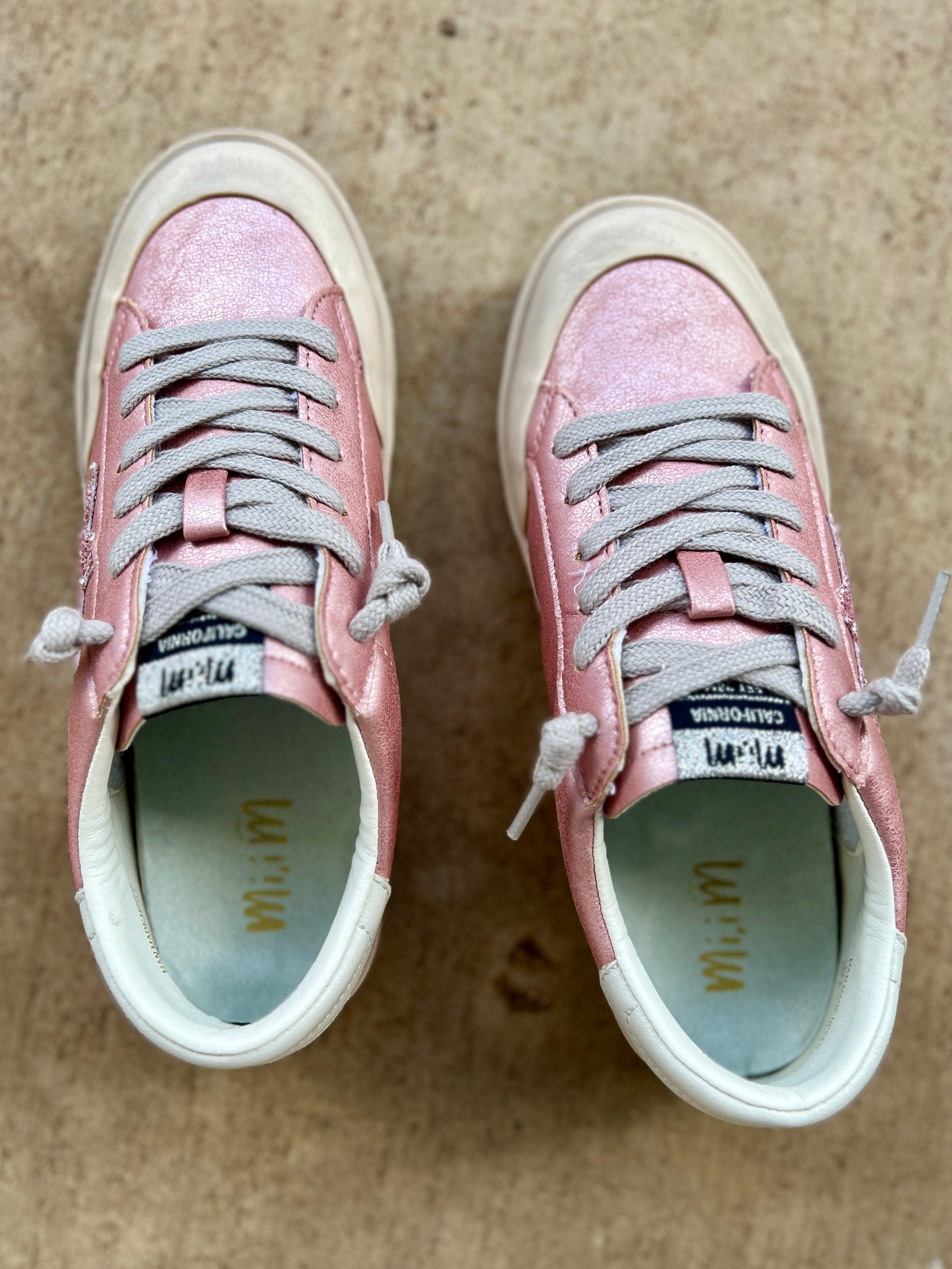 Perfectly Pink Sadie Sneakers Product Image