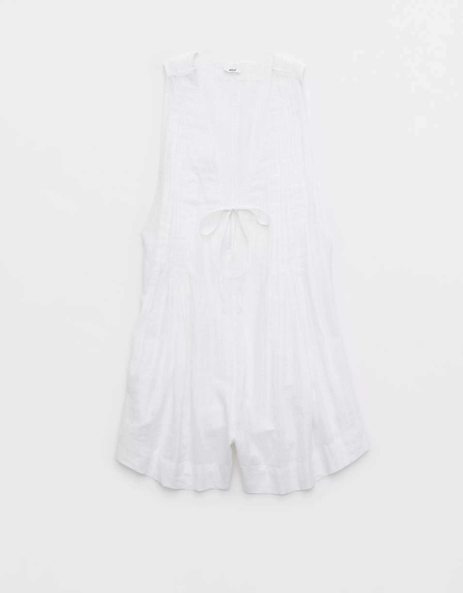 Aerie Pintuck Romper Coverup Product Image