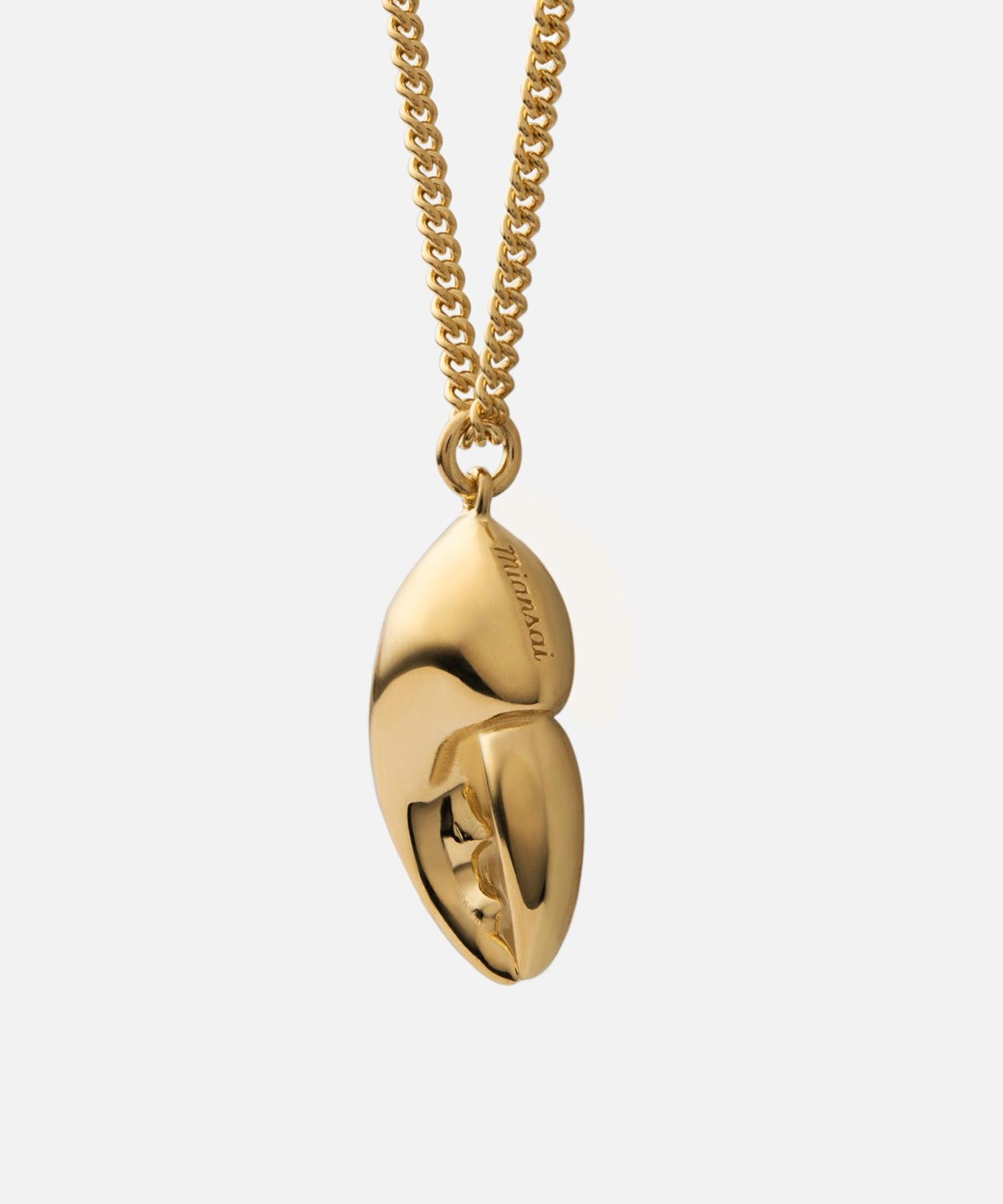 Miansai Lobster Claw Pendant Necklace in Gold Product Image