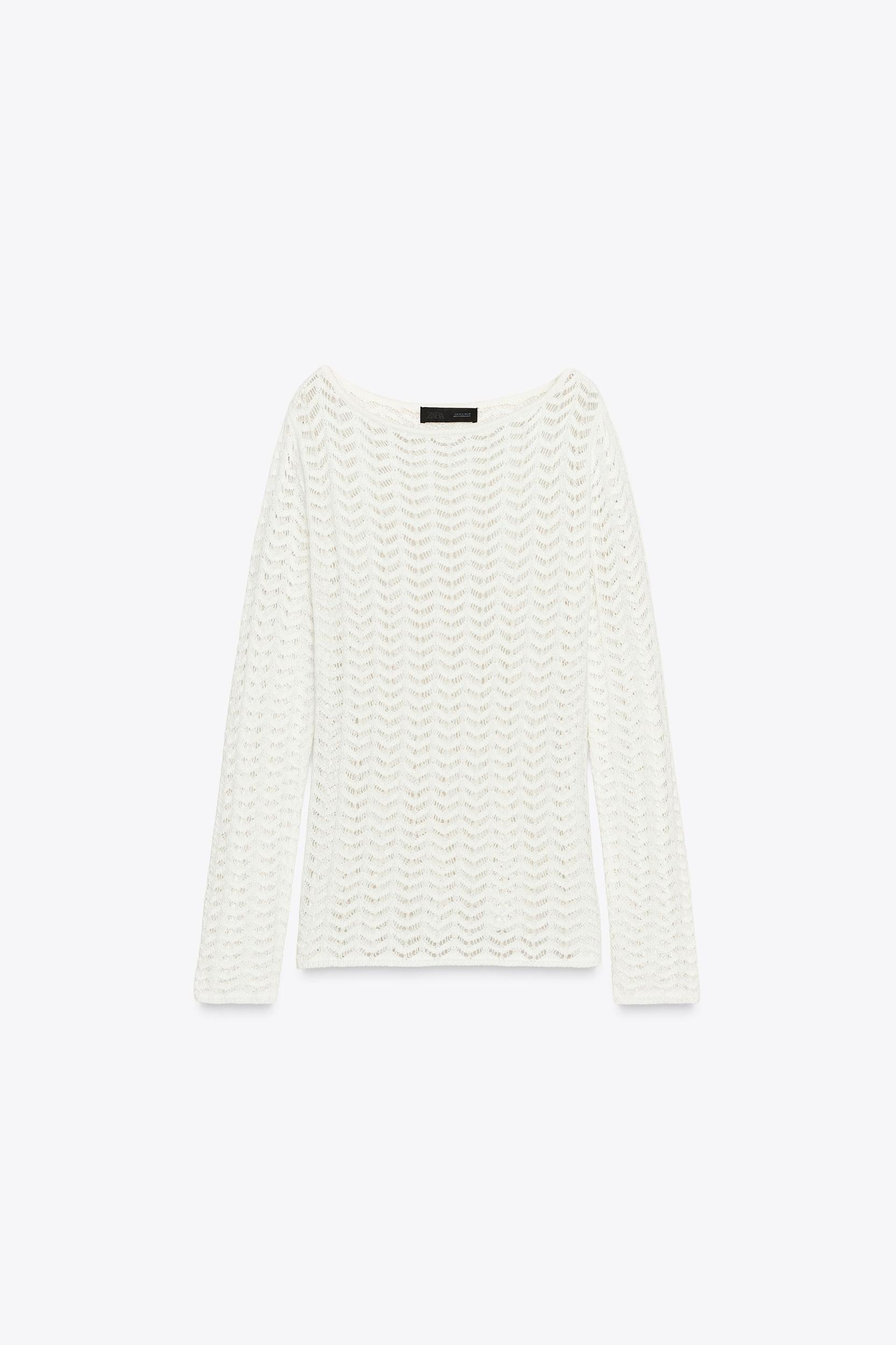 TEXTURED KNIT SWEATER Product Image