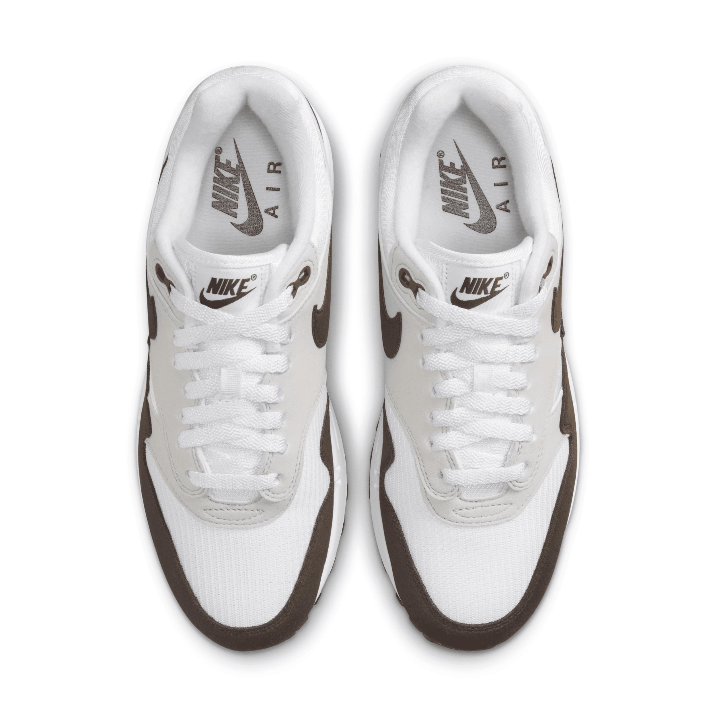 Nike Womens Nike Air Max 1 - Womens Shoes Grey/Brown Product Image