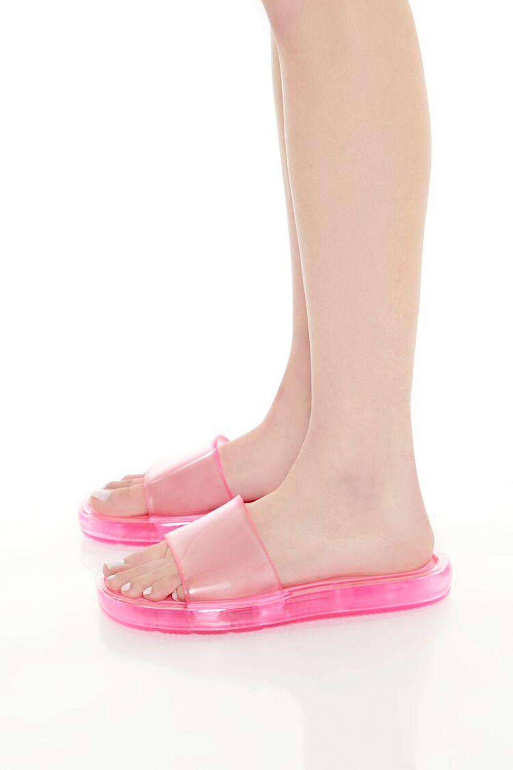 Transparent Open-Toe Slides | Forever 21 Product Image