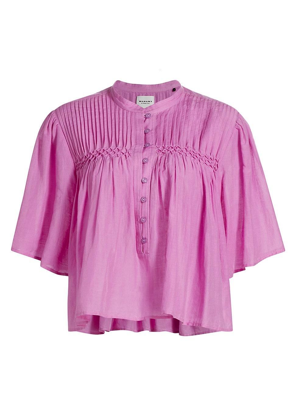 Womens Destiny Smocked Blouse Product Image