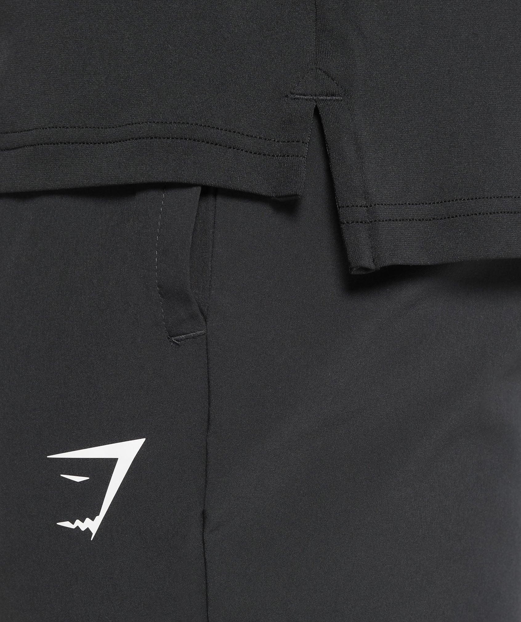 Gymshark Performance Polo Shirt - Black Male Product Image