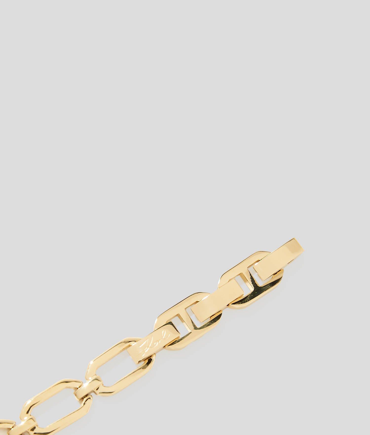 KARL SIGNATURE PAVÉ CHAIN BRACELET Product Image