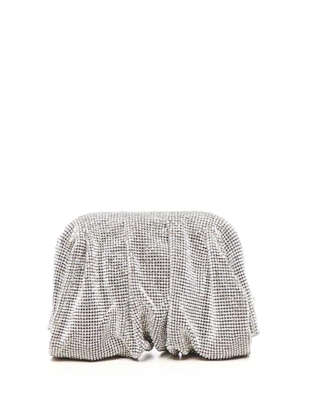 BENEDETTA BRUZZICHES Small Venus Clutch Bag In Silver Product Image