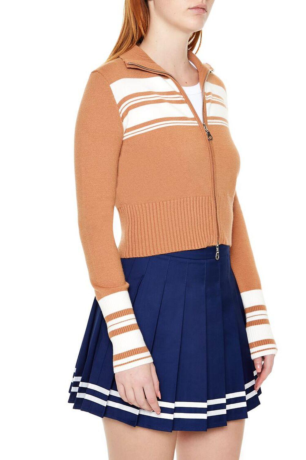 Striped Zip-Up Sweater | Forever 21 Product Image