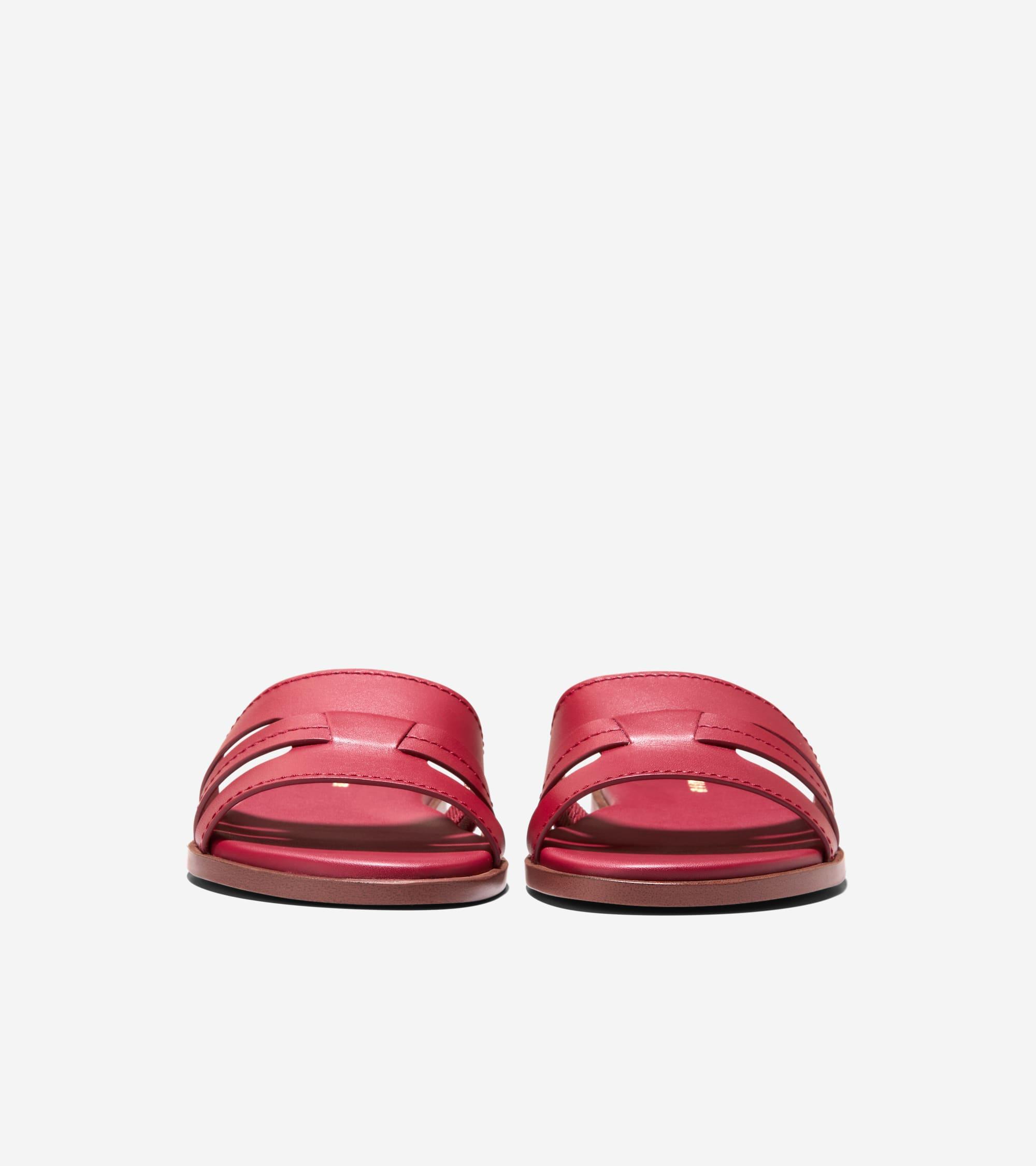 Women's Flynn Slotted Slides in Red | Cole Haan Product Image