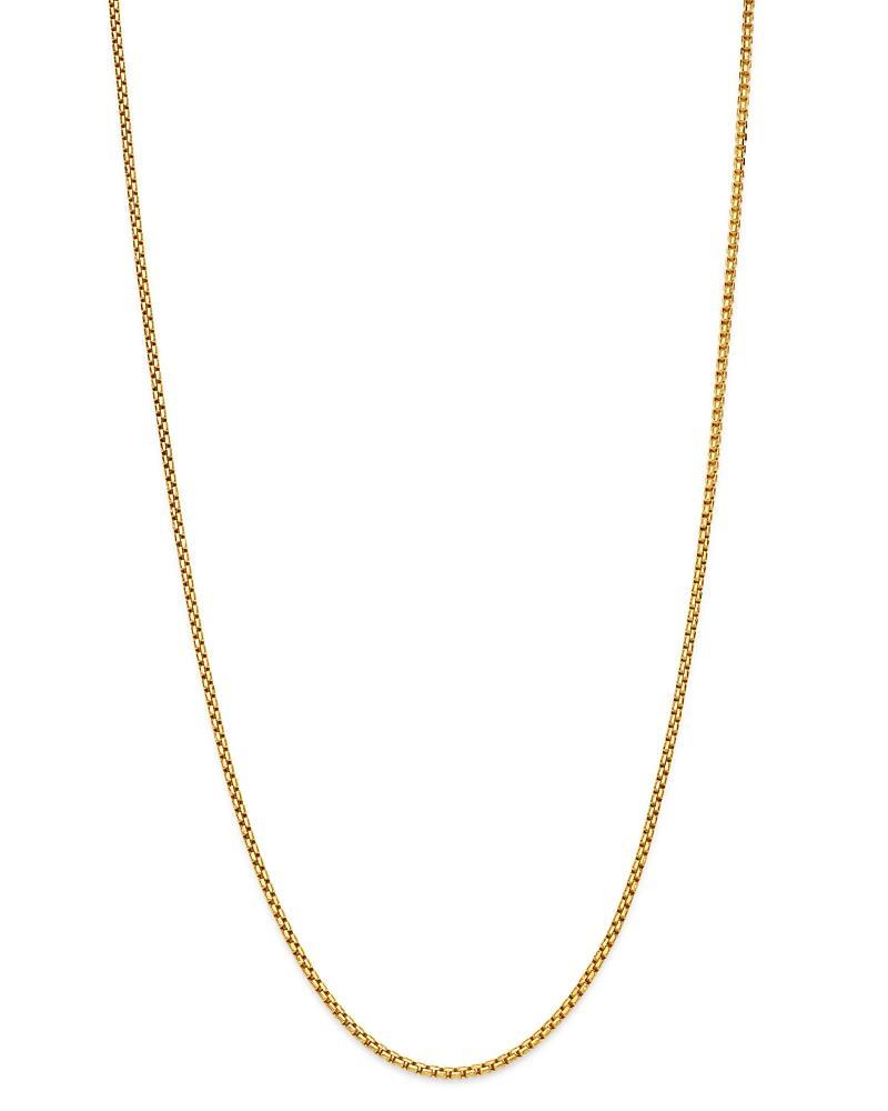 Box Link 22 Chain Necklace in 14k Gold Product Image