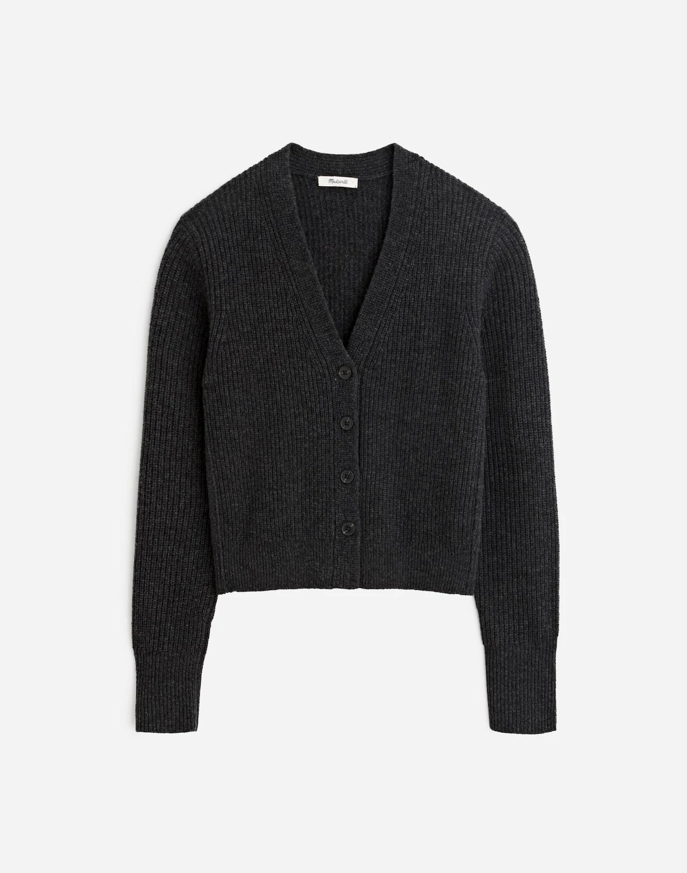 SoftWool Button-Front Cardigan Product Image