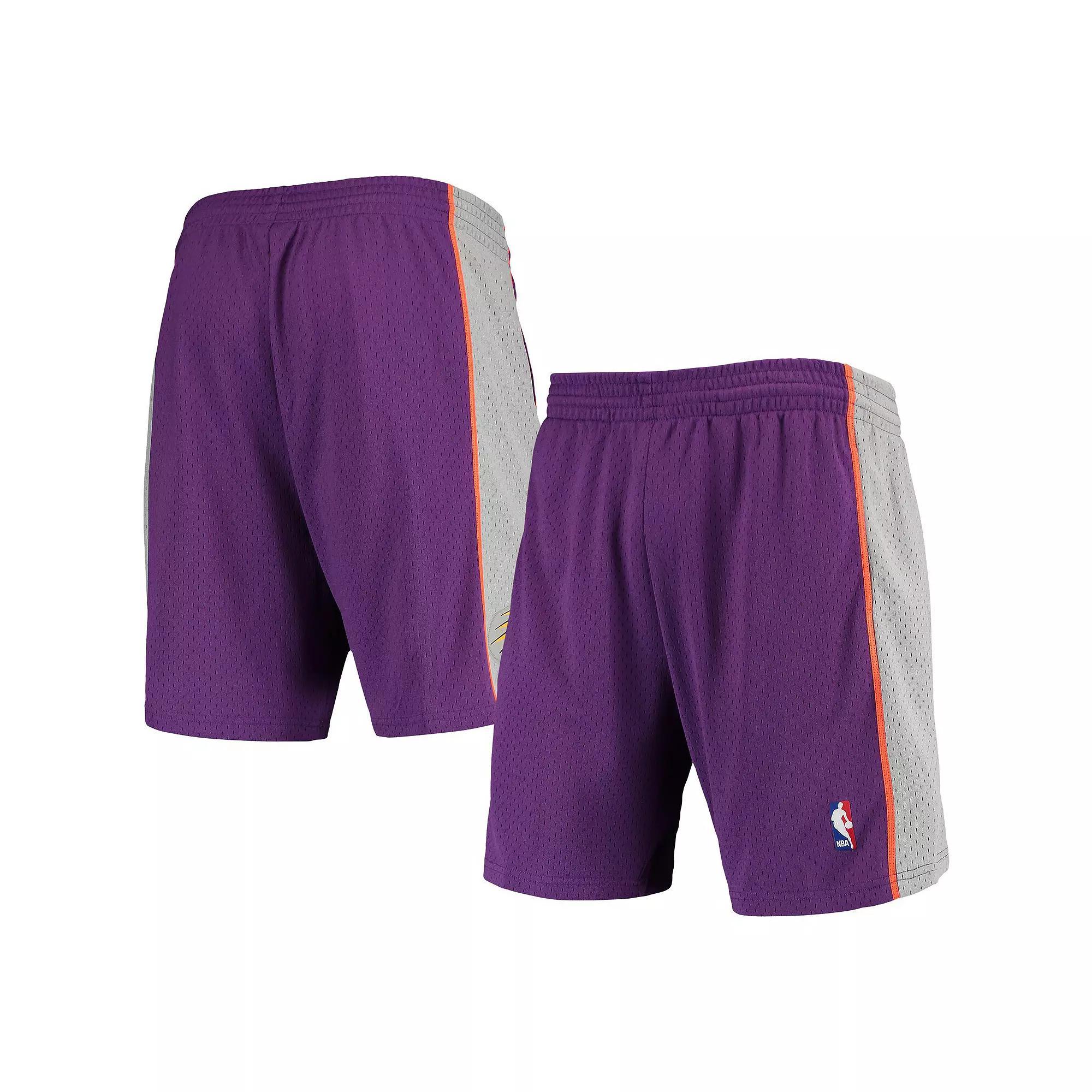 Men's Mitchell & Ness Purple Phoenix Suns 2001-02 Hardwood Classics Swingman Shorts, Size: Medium, Phx Purple Product Image