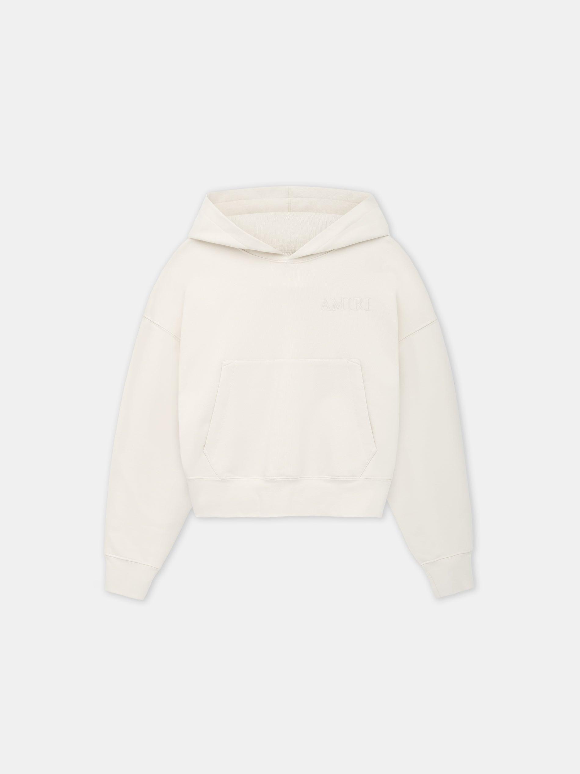 WOMEN - WOMEN'S AMIRI EMBROIDERED HOODIE - Alabaster Female Product Image