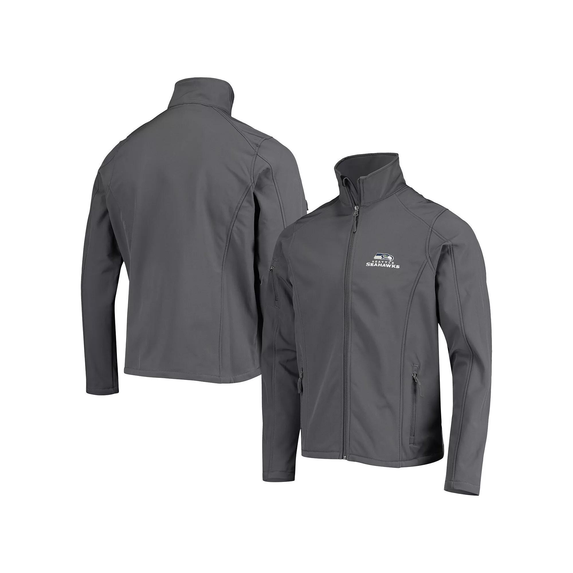 Men's Dunbrooke Charcoal Seattle Seahawks Sonoma Softshell Full-Zip Jacket,  Product Image