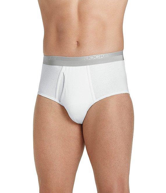 Jockey Signature Pima Cotton Full-Rise Briefs 4-Pack Product Image