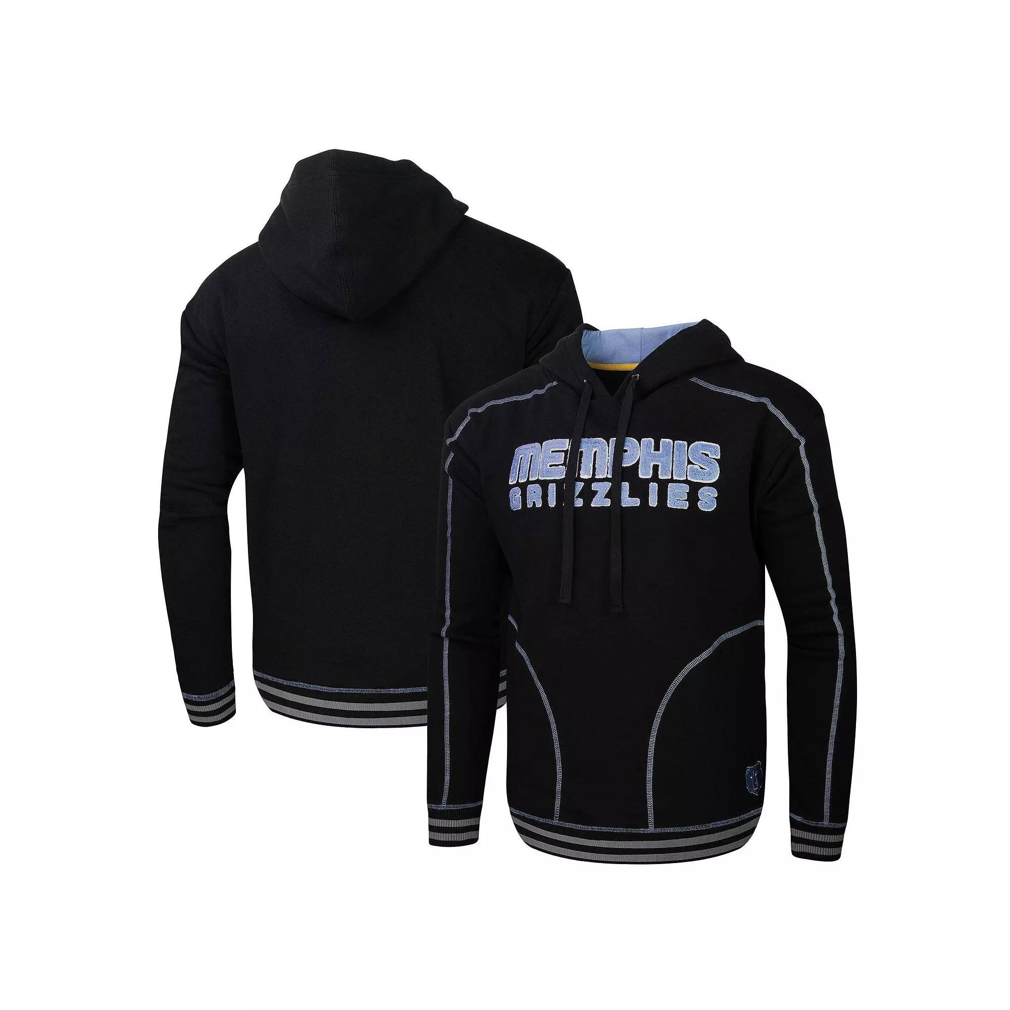 Men's Stadium Essentials  Black Memphis Grizzlies Baseline Pullover Hoodie, Size: Small, Grz Black Product Image