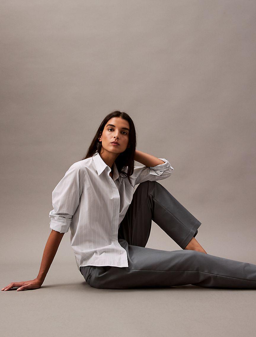 Cotton Stretch Straight Fit Chino Pants Product Image