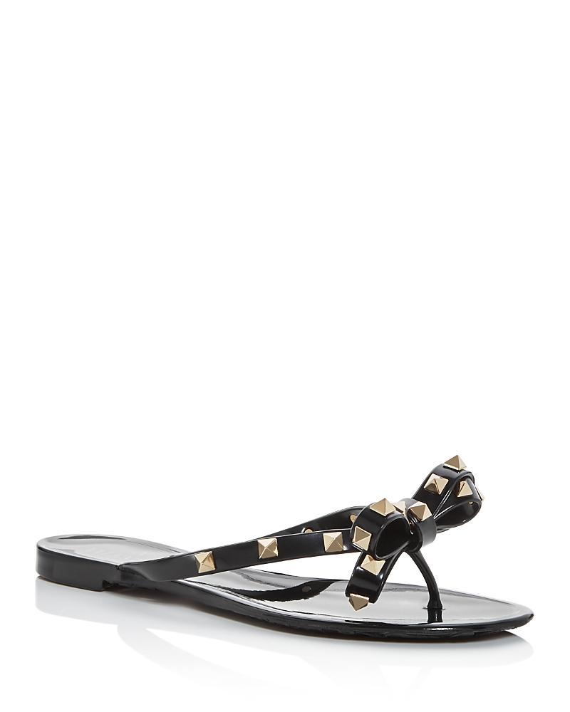 Womens Rockstud Flat Rubber Sandal Product Image