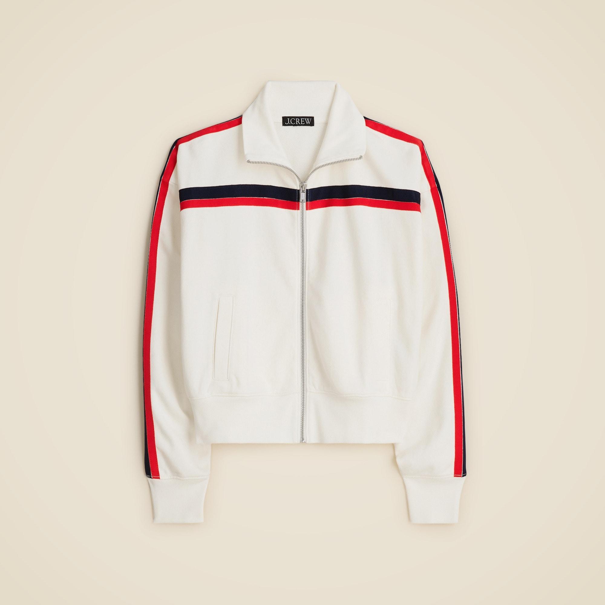 Terry full-zip track jacket Product Image