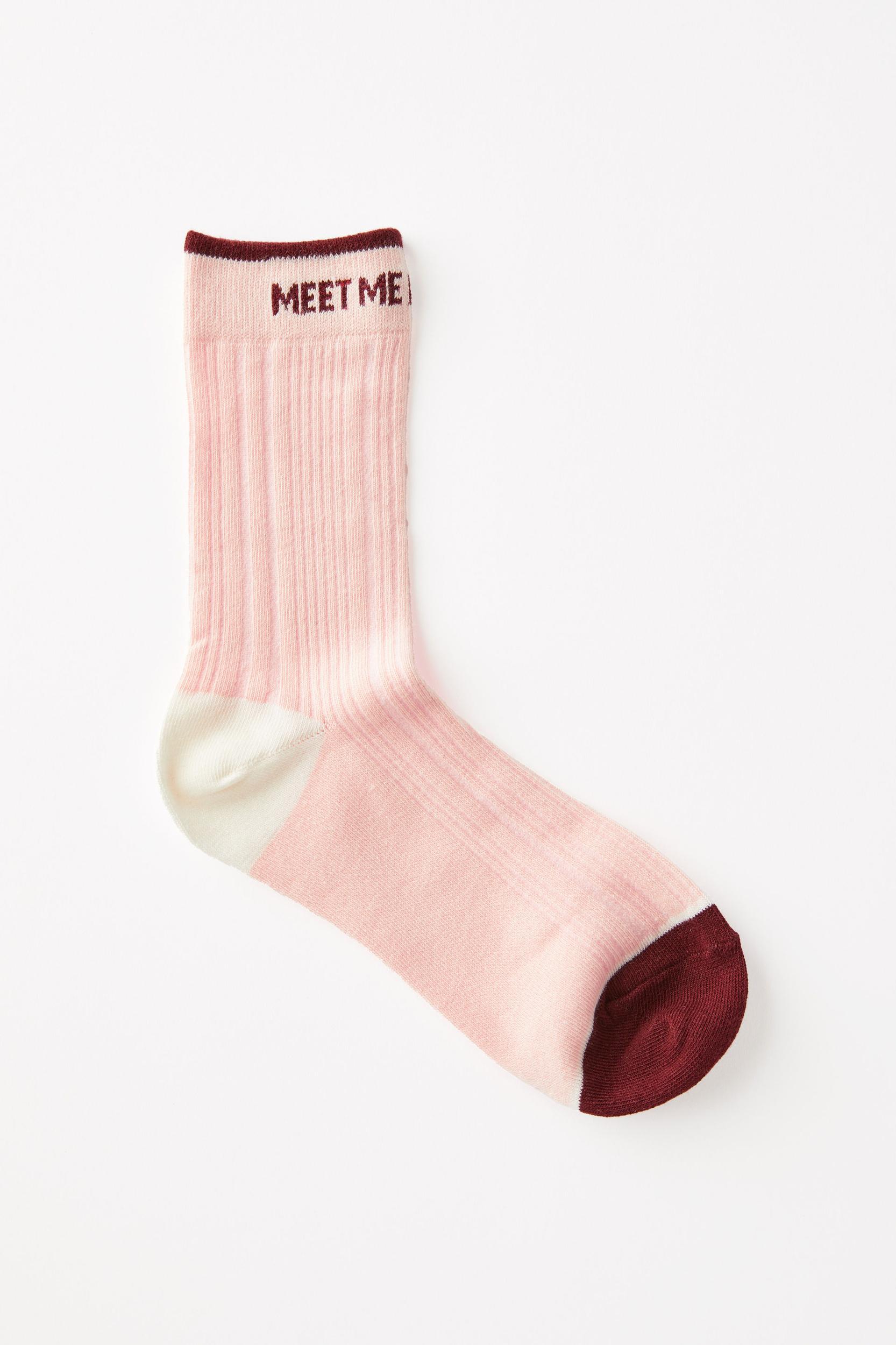 Graphic Crew Sock Product Image
