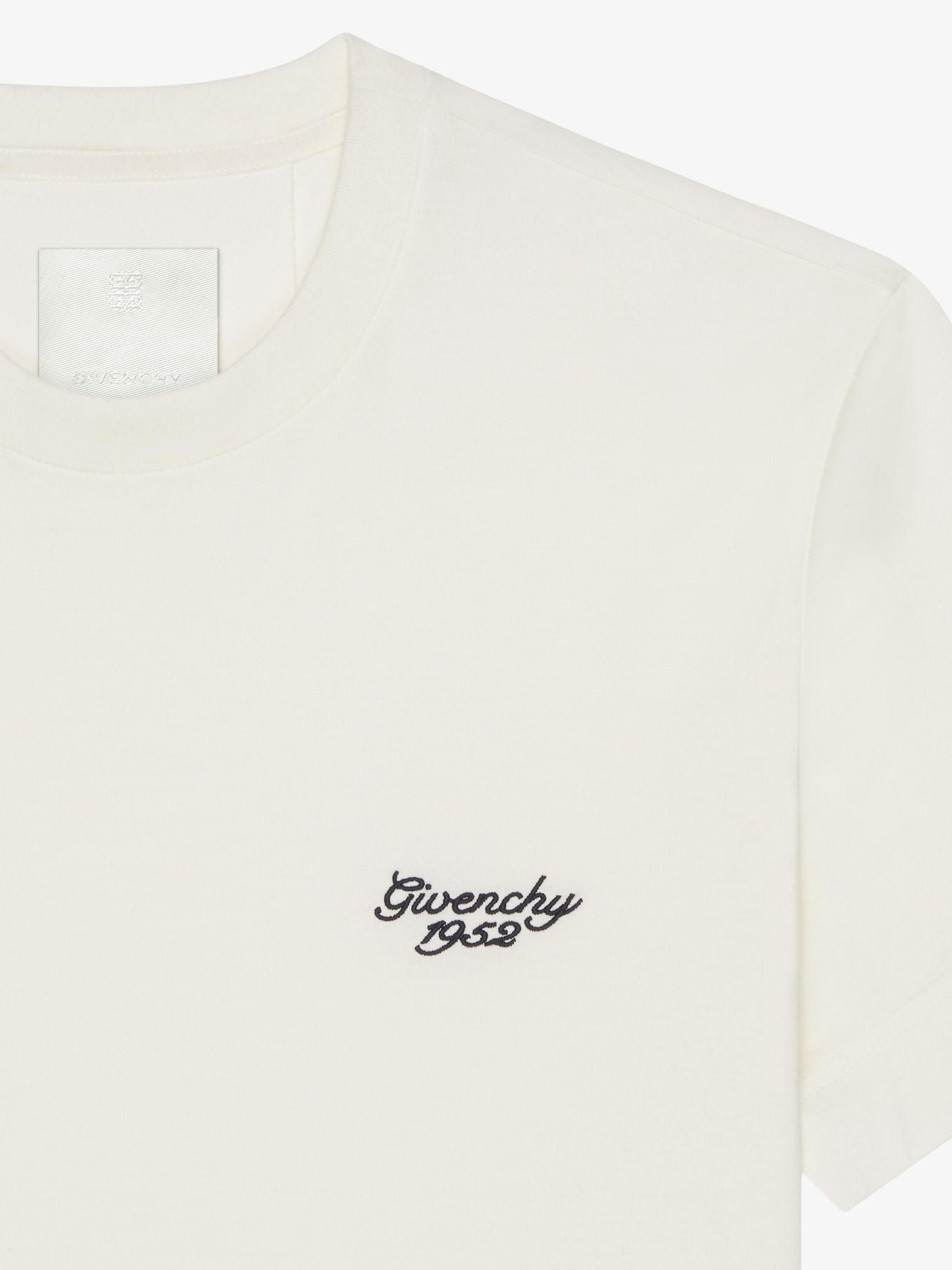 GIVENCHY 1952 slim fit t-shirt in cotton Product Image