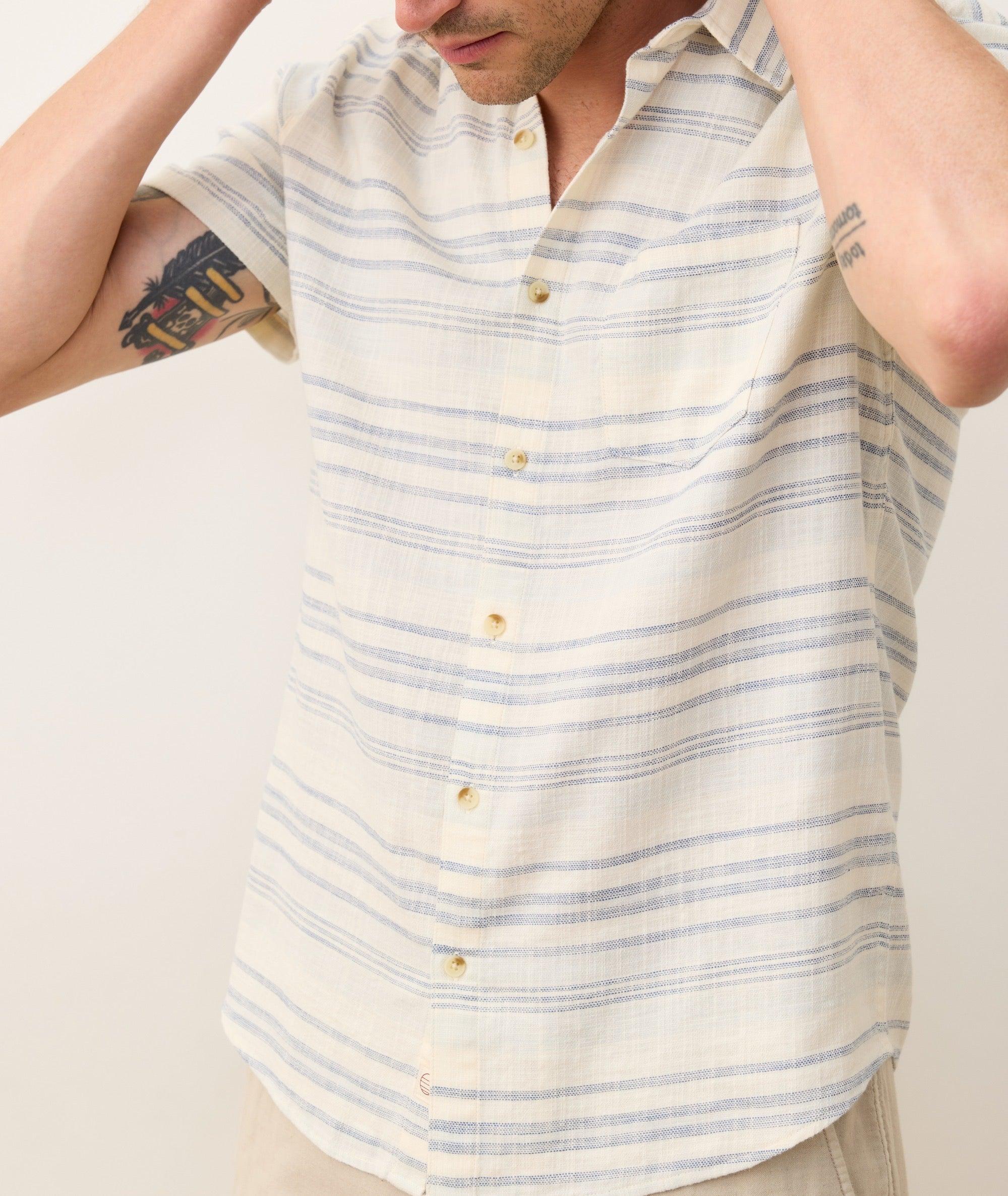 Stretch Selvage Short Sleeve Shirt Product Image