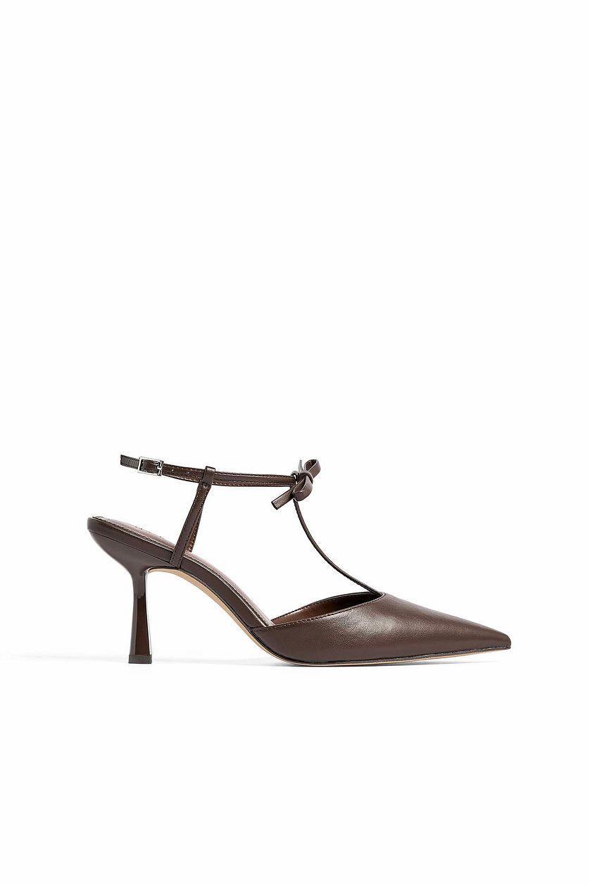 Bow T-Bar Pumps Product Image