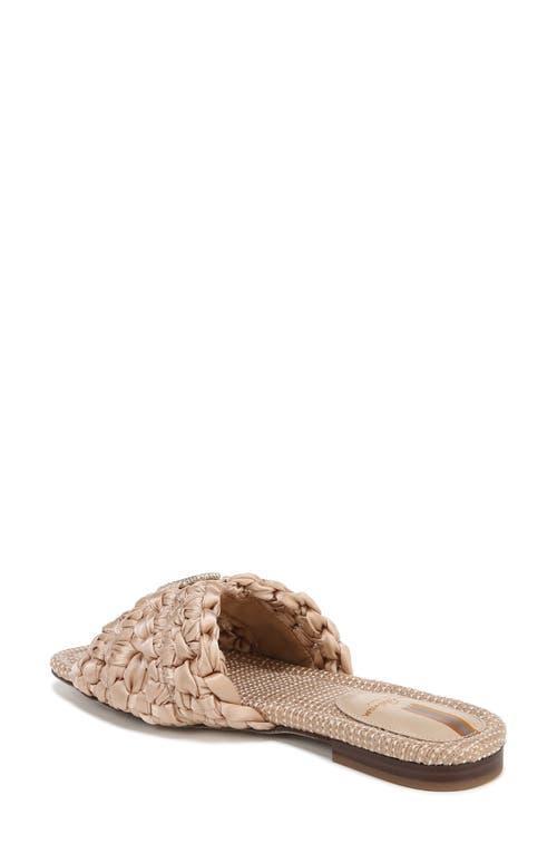 SAM EDELMAN Bridget Slide Sandal Ecru Ribbon In Beige Product Image