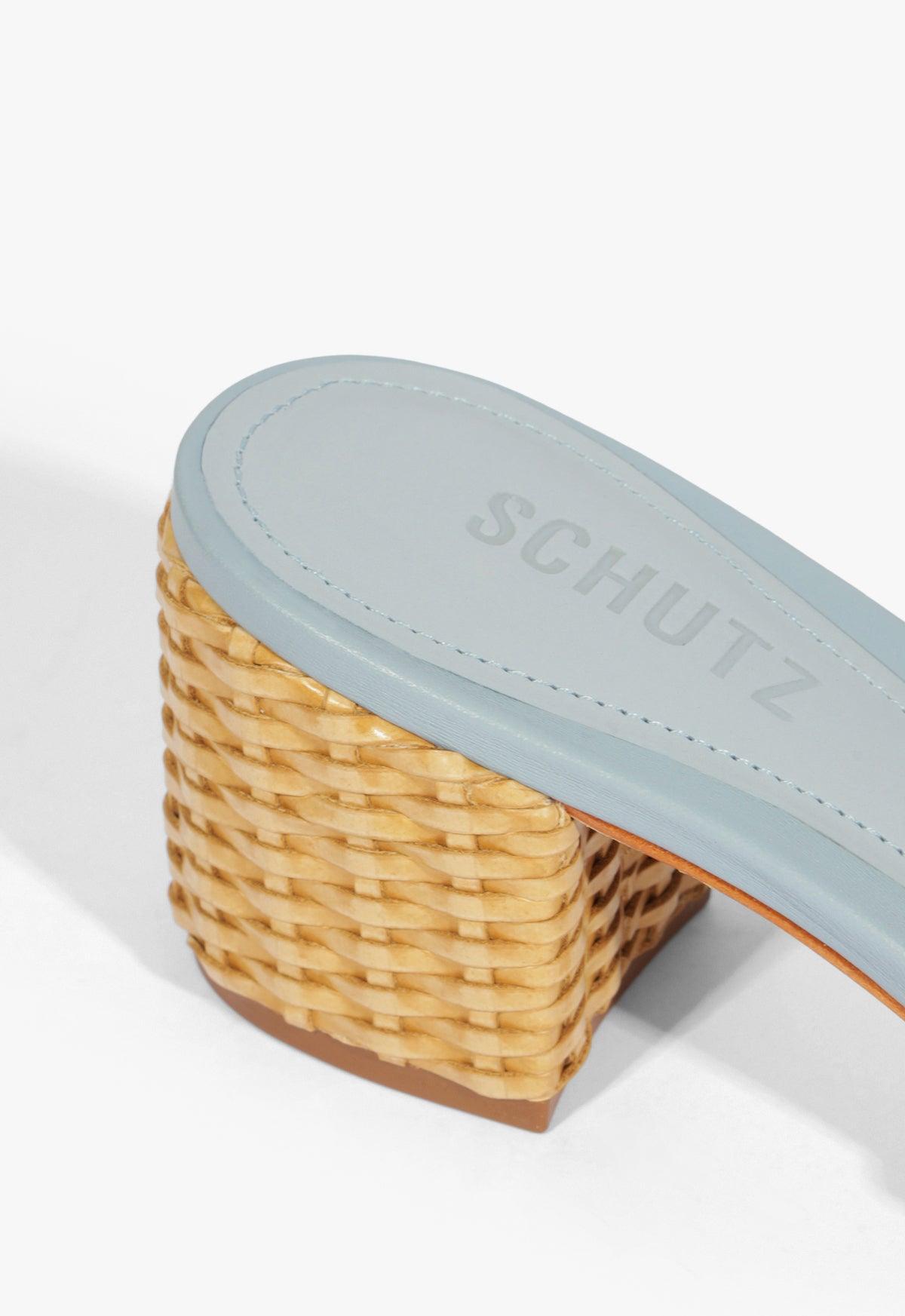 Keefa Straw Mule Sandal Product Image