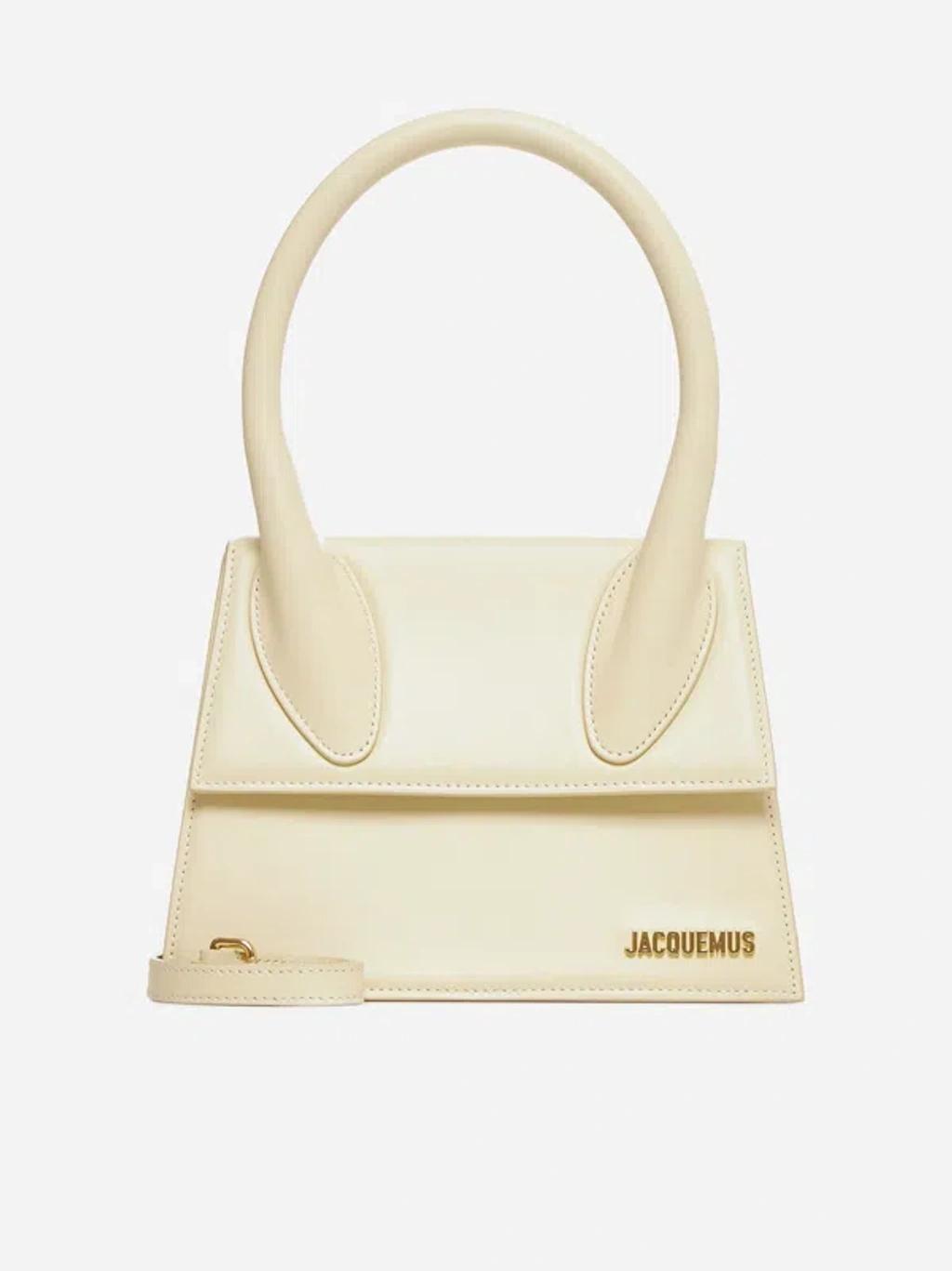 JACQUEMUS Le Grand Chiquito Tote Bag In Ivory Product Image