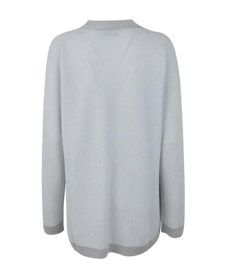 FABIANA FILIPPI Long-sleeved Sweater In Gray Product Image