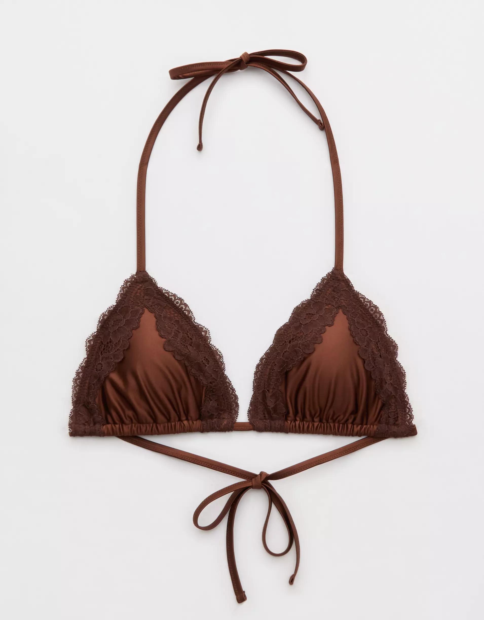 Aerie The Sun-Lover Shine Lace Bikini Top Product Image