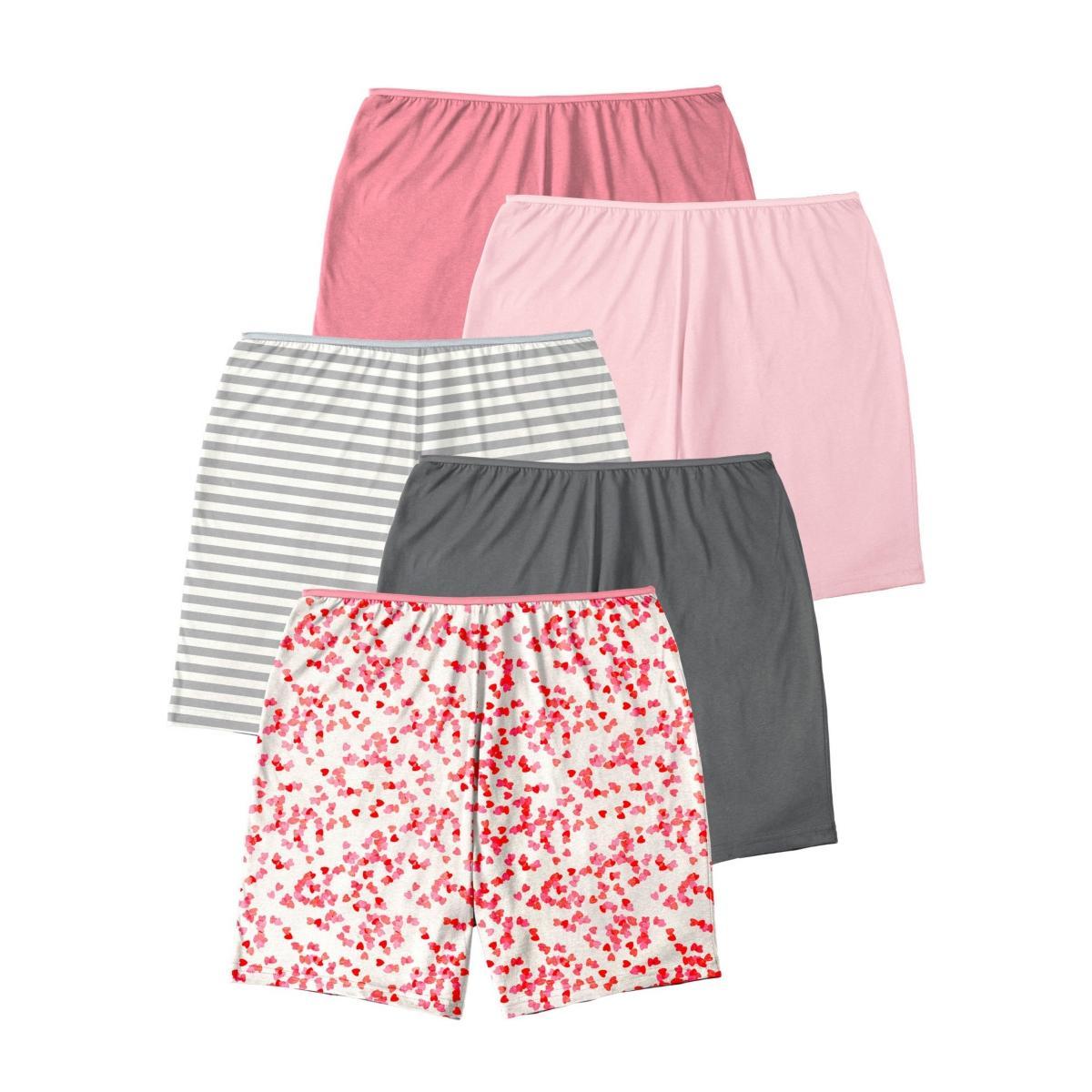 Comfort Choice Womens Cotton Boxer 5-Pack Product Image