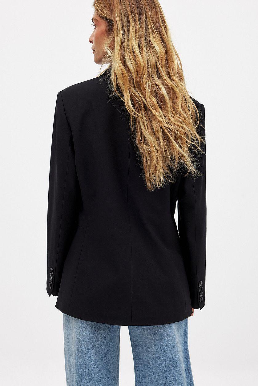 Regular Blazer With Overlap Product Image