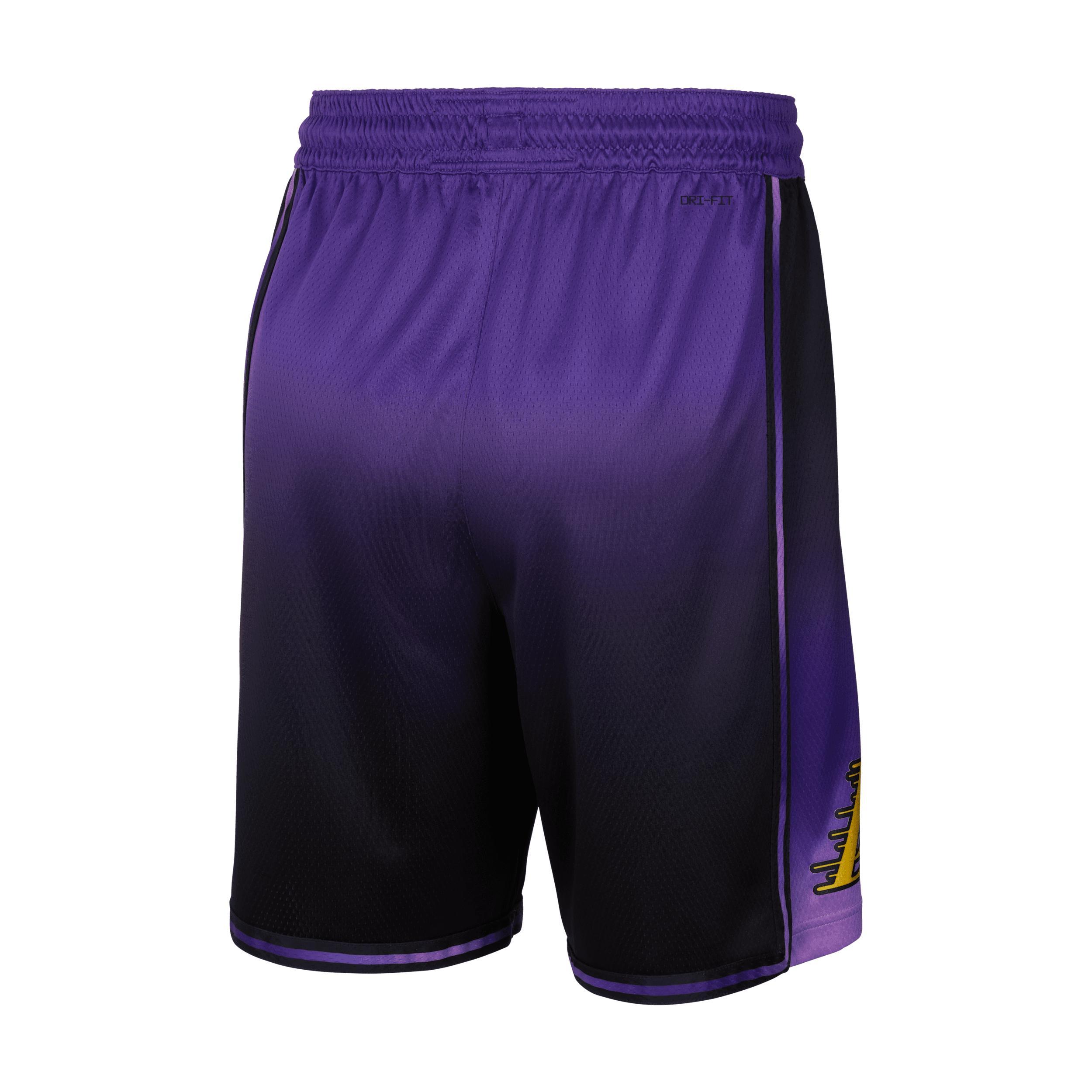 Los Angeles Lakers 2024/25 City Edition Nike Men's Dri-FIT NBA Swingman Shorts Product Image