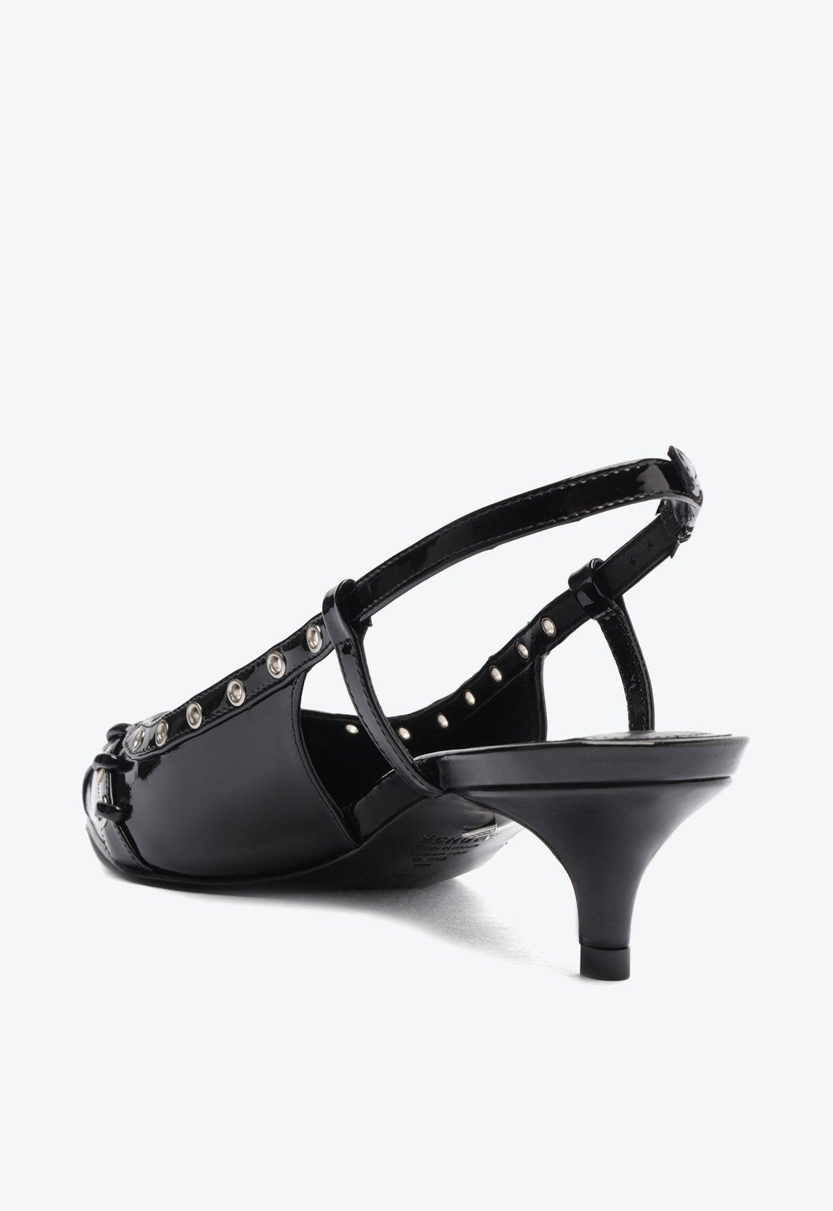 Ruth Mid Patent Leather Pump Female Product Image