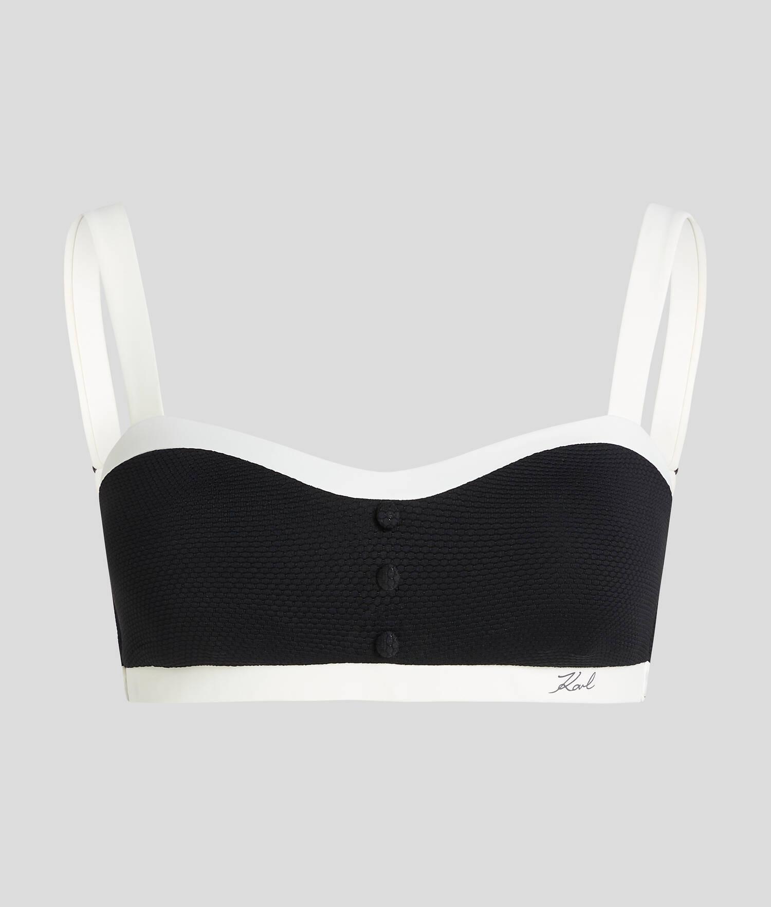 MONOCHROME BANDEAU BIKINI TOP Product Image