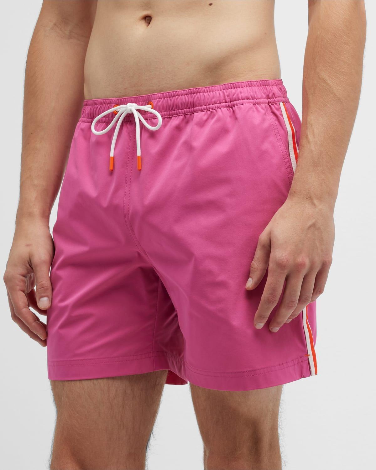 Mens Amalfi Side-Stripe Swim Shorts Product Image